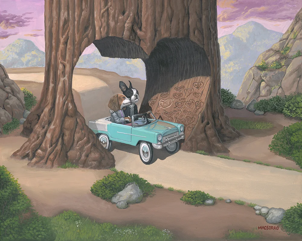 "Lover's Tree" 20" x 16"