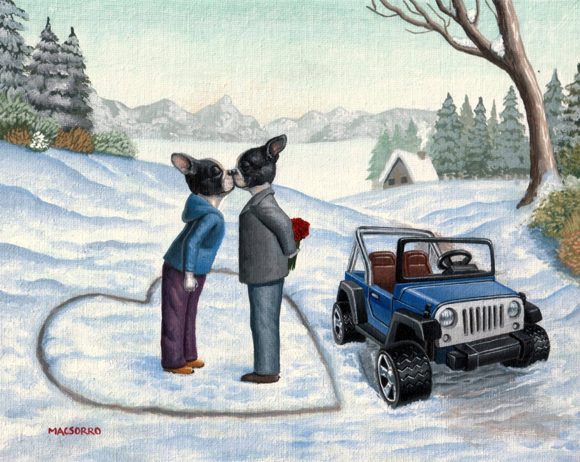 "Winter's Kiss" 8"x10"