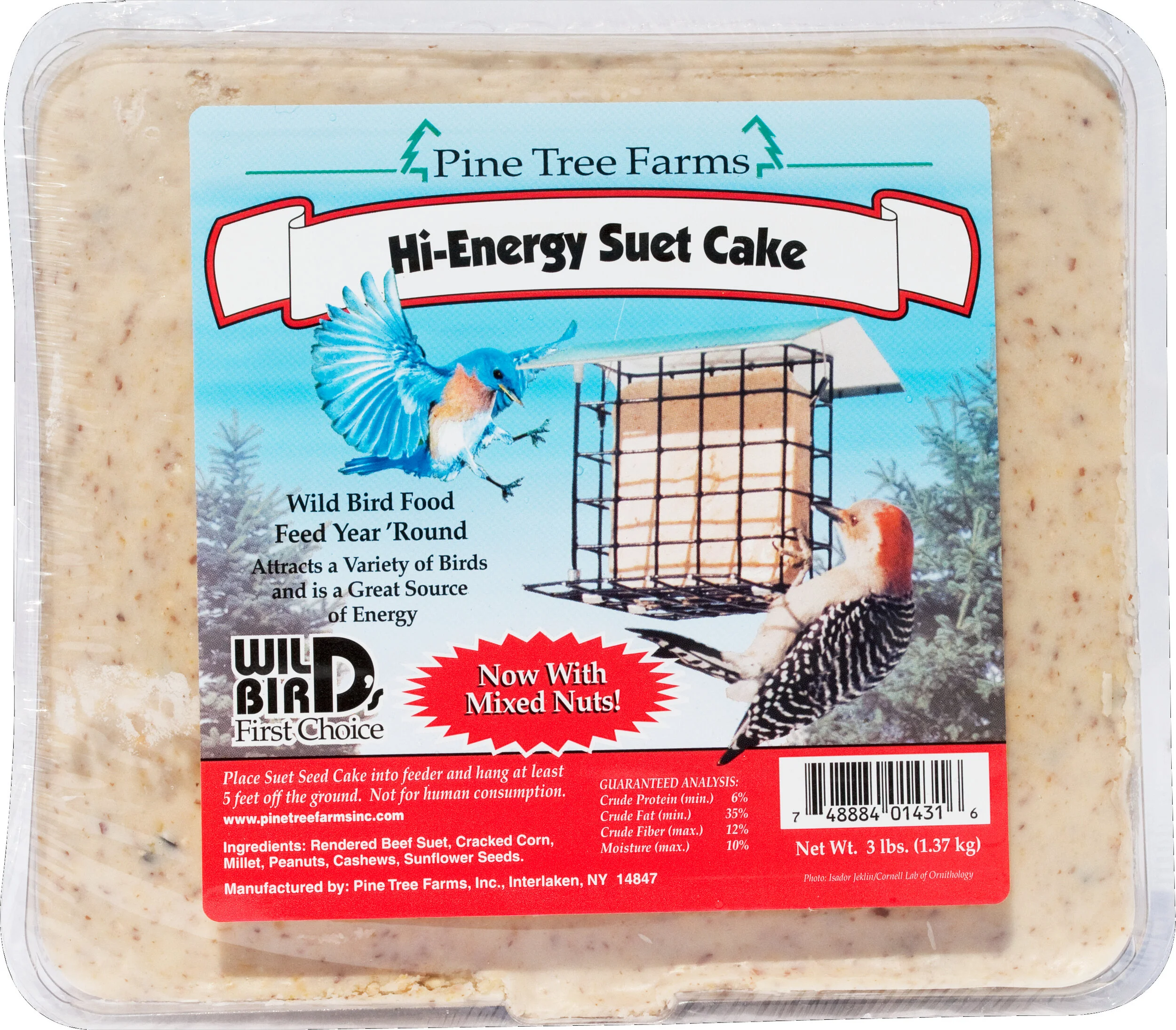 3lb. High Energy Suet Cake