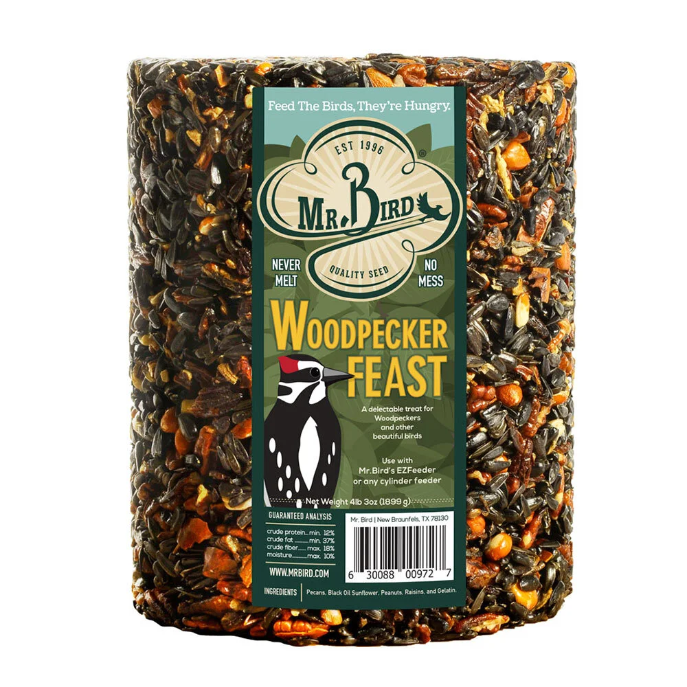Lg. Woodpecker Feast Cylinder