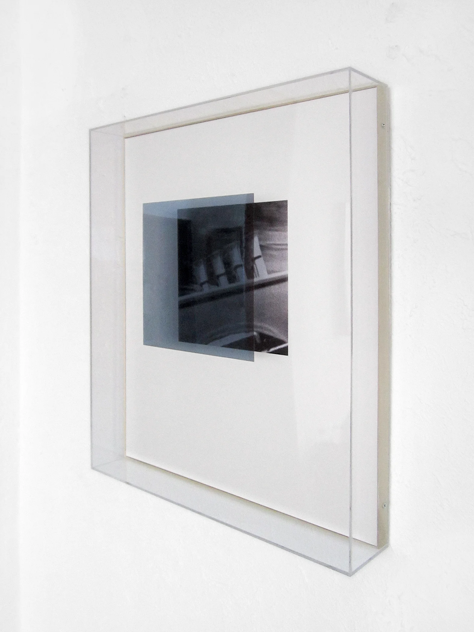 Sean Lamoureux RAMBUNCTIOUS, Texas’ Quickest and Fastest, Engine by Ted Detar, 2014 Polar frame with inset mat, inkjet print, acrylic, and solar tint 18 x 21 inches 