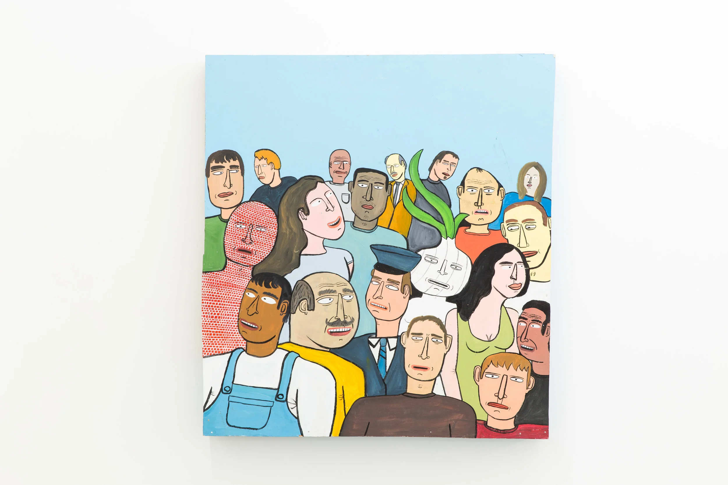 The Hustlers, 2017 Acrylic on wood panel 32 x 36 inches $3000