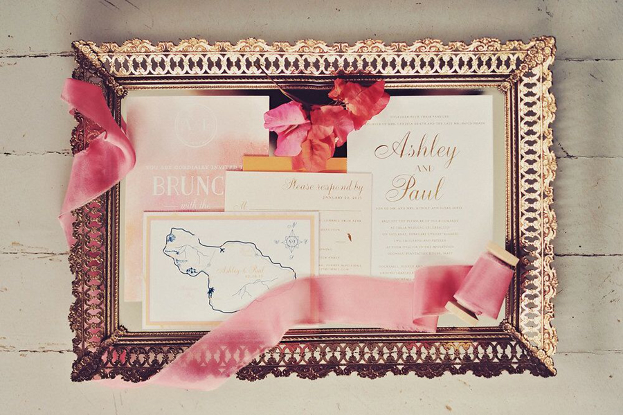 Invite, Invitation, Invitation Suite, Ribbon