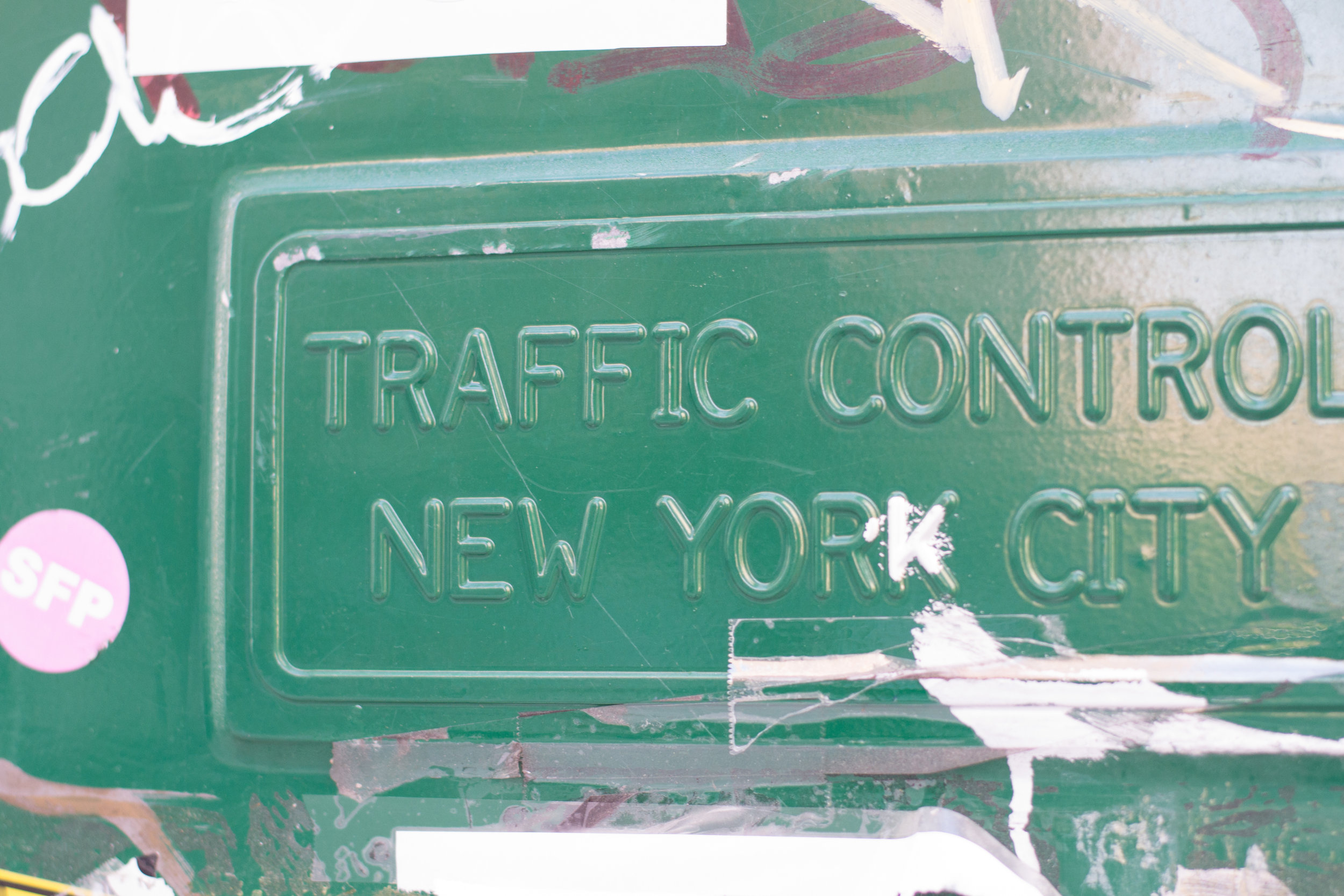 Forging ahead on a riskier path is sort of like traffic control: proceed with caution, look around, move forward with heightened alert, and be on the lookout for others. 