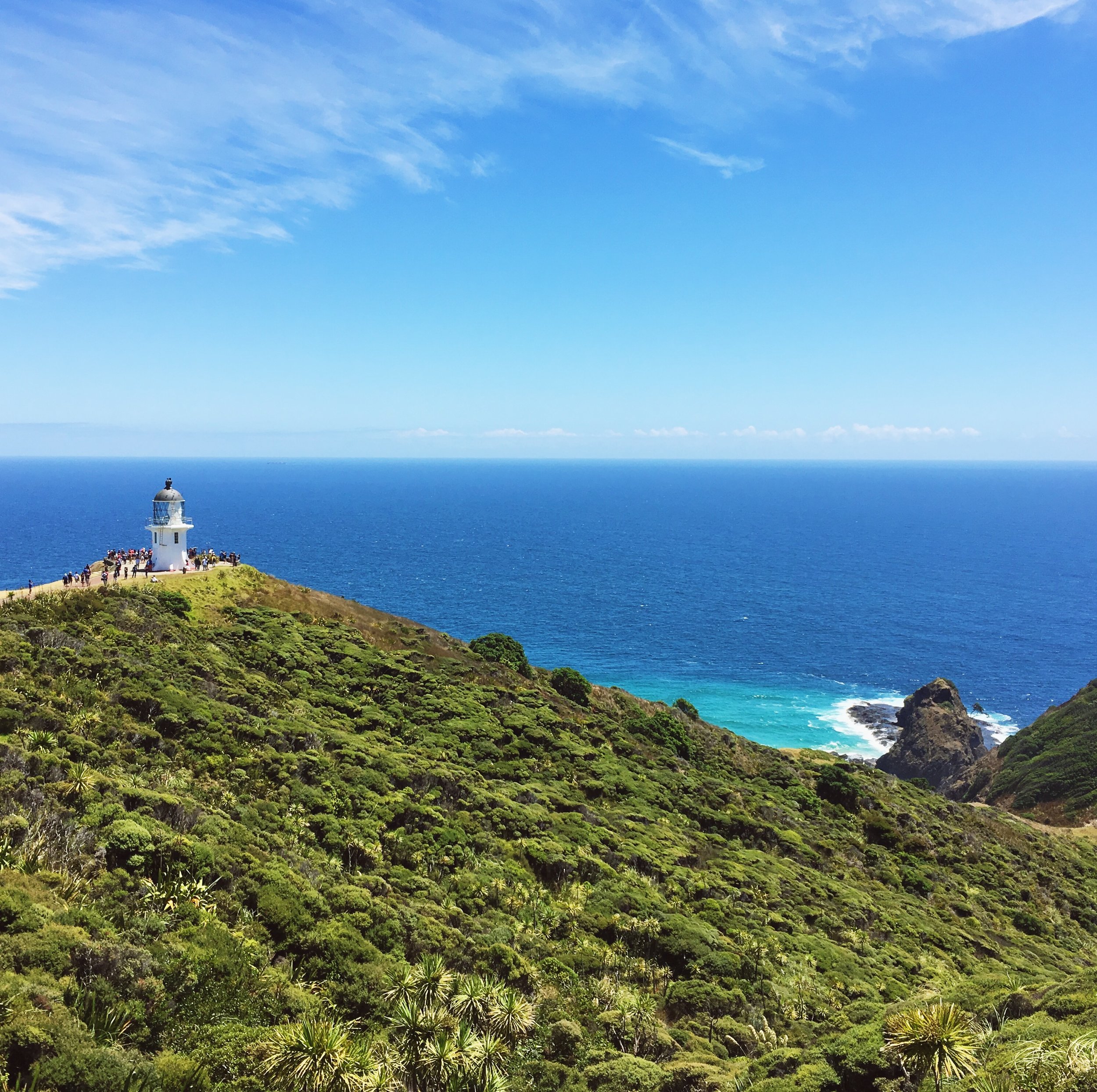 Lighthouse at Cape Reinga.