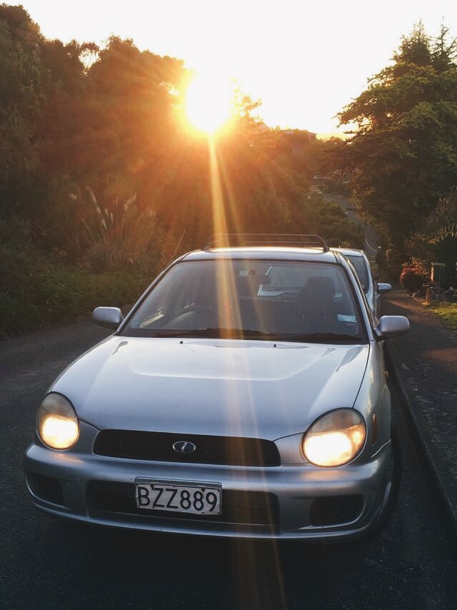 Lil' Beezy in all her glory, after I replaced a headlight (I'm a mechanic now.)
