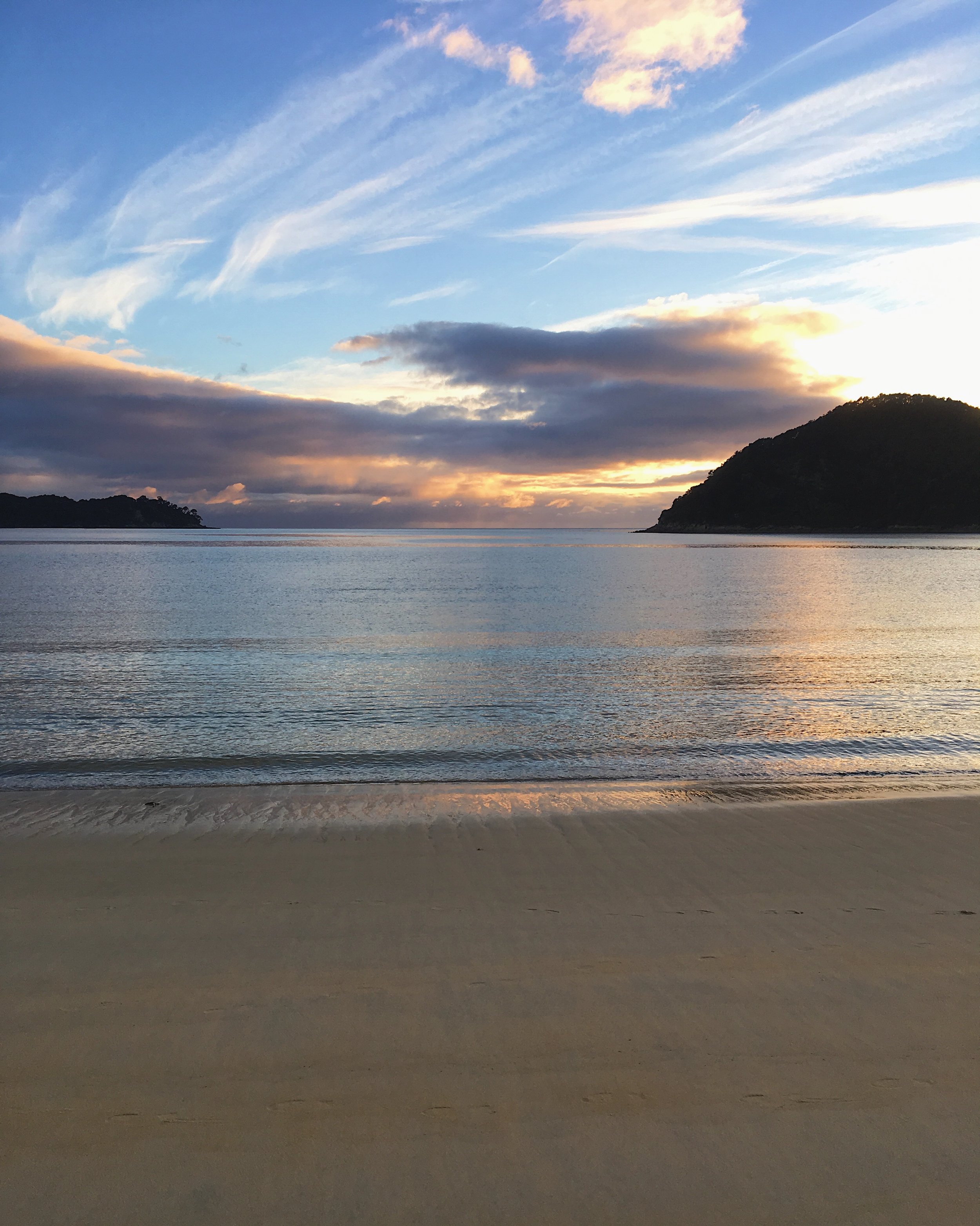 Morning light at Anchorage Bay. Pretty freaking picturesque.