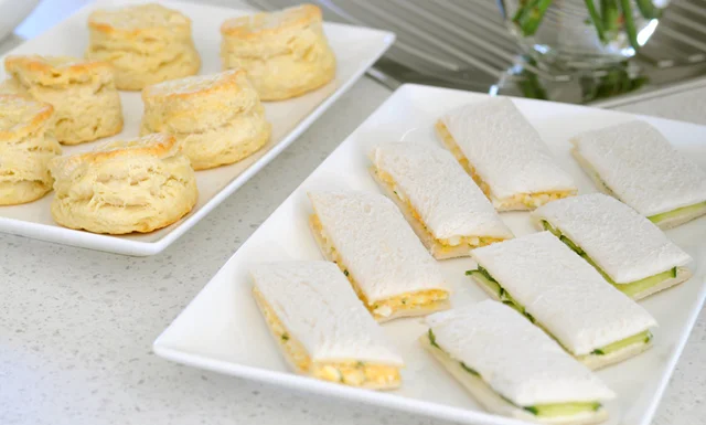 Egg & Cucumber Tea Sandwiches