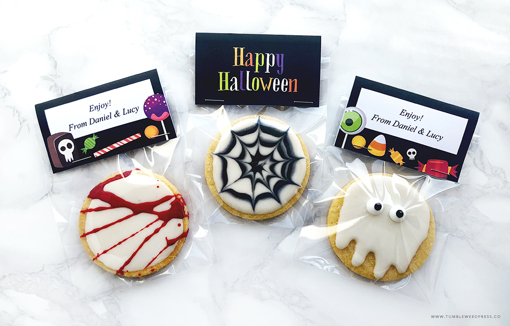 Printable Halloween Cookie Treat Bags by TumbleweedPress.Co