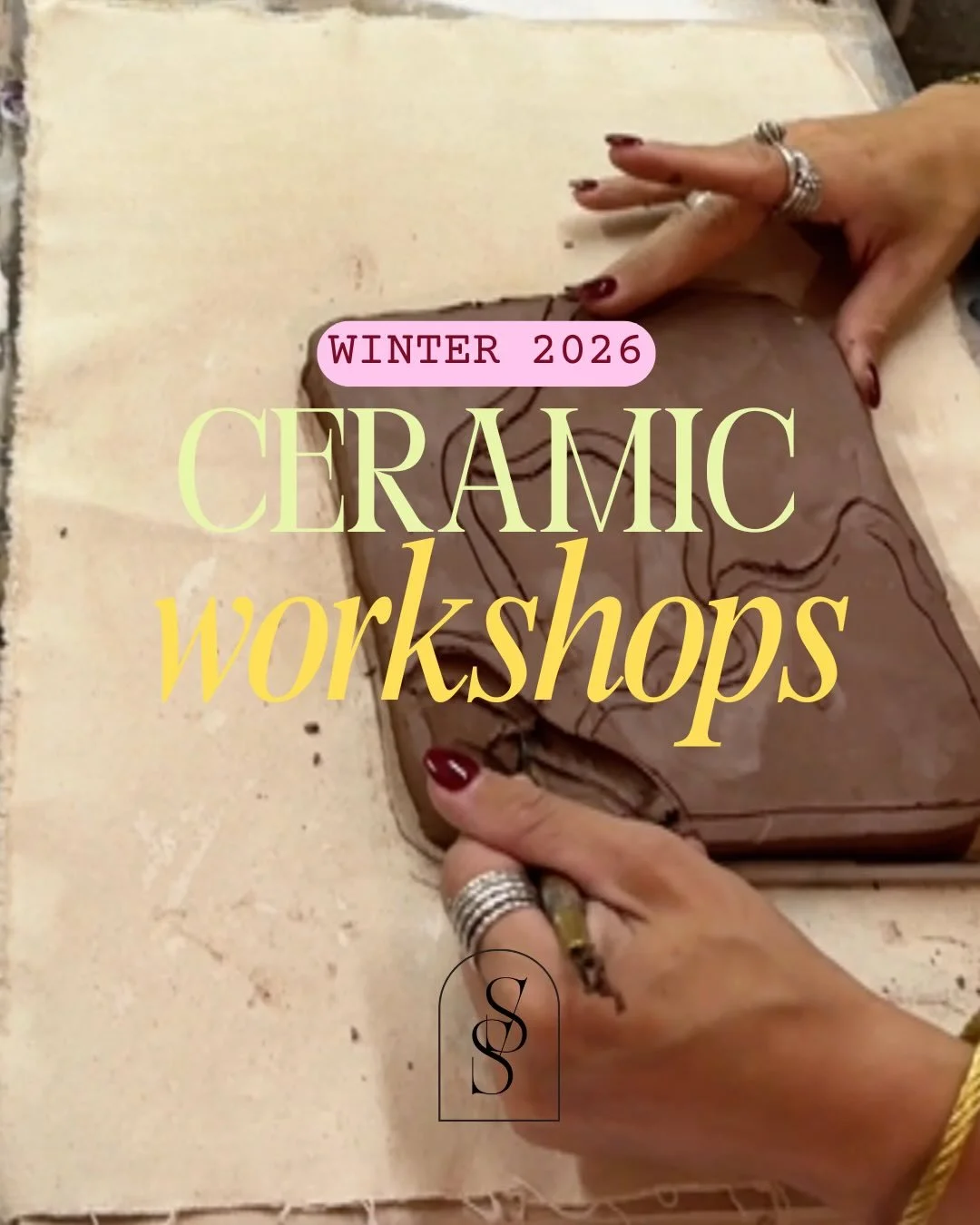 Escape the cold and find some solace in the stuuuu this Winter! Offering a few opportunities to turn off your phone, get your hands dirty, giggle at my jokes (hopefully) &amp; create a lil bit of magic- hope to see you soon 🌞