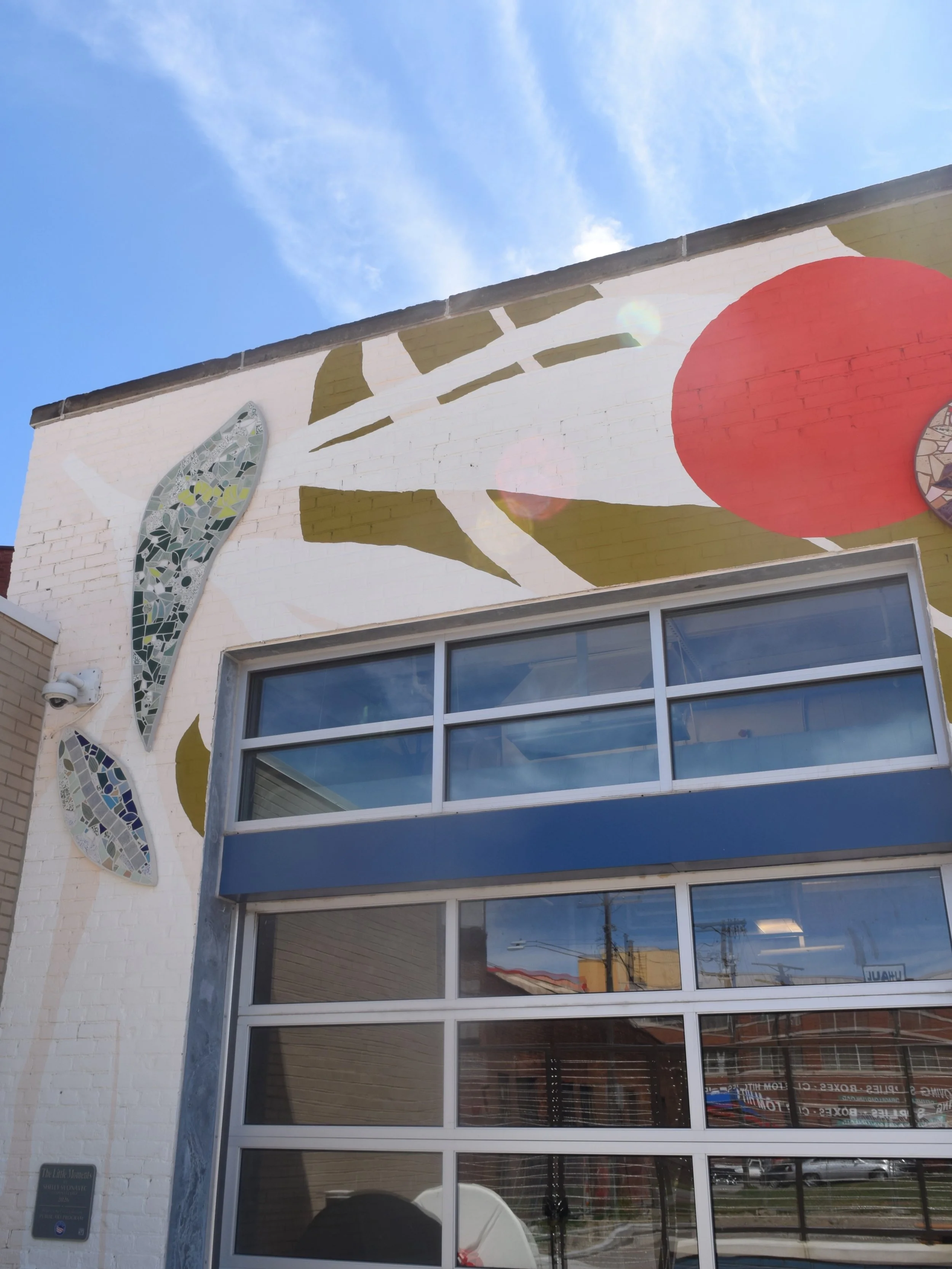 THE ART OF NOTICING

&ldquo;The Little Moments&rdquo;  installation at the Clark Recreation Center, Handmade Ceramic Mosaic Components attached to Painted Mural

Celebrating and holding space for the little moments of joy in life, this installation w