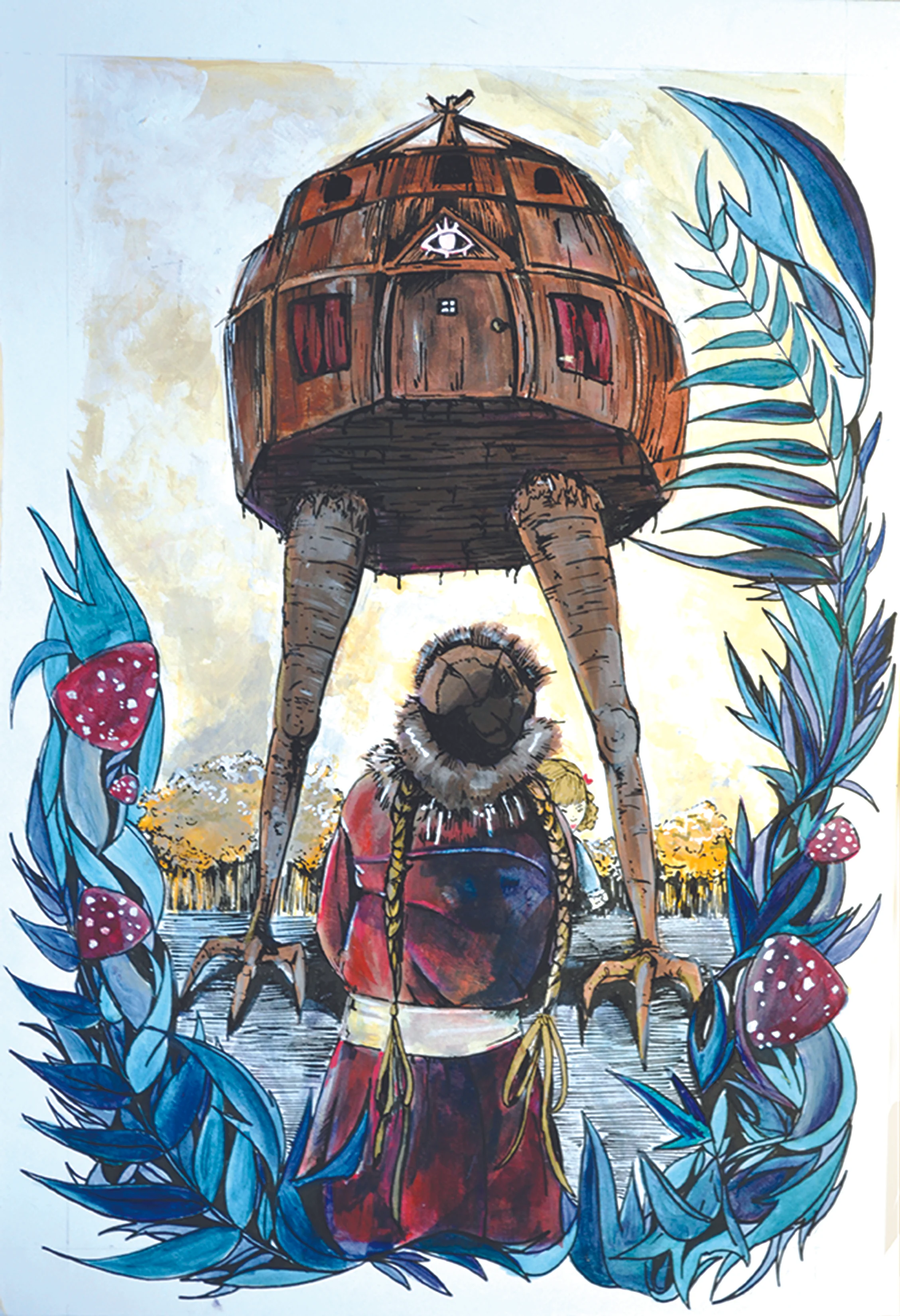 Approaching Baba Yaga's Hut