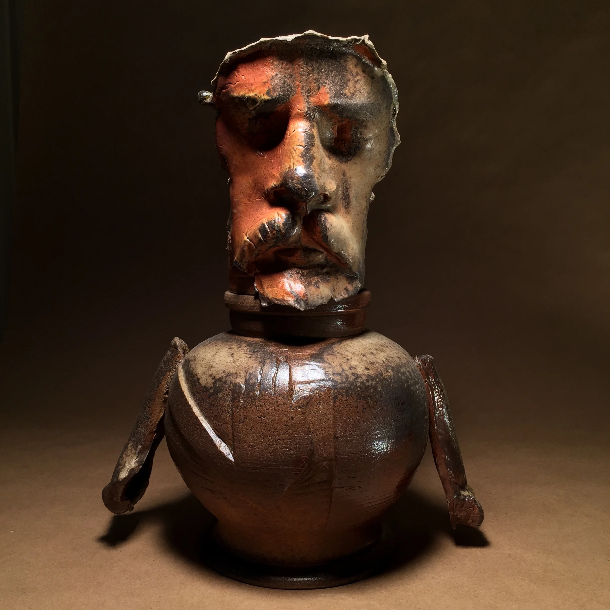 Canopic Urn: Old Jeff. -Auguste Elder