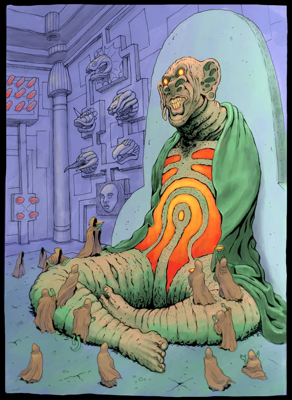 El Patron Phlogisto by Dordji. "And ye shall fear Phlogisto the Armless!"