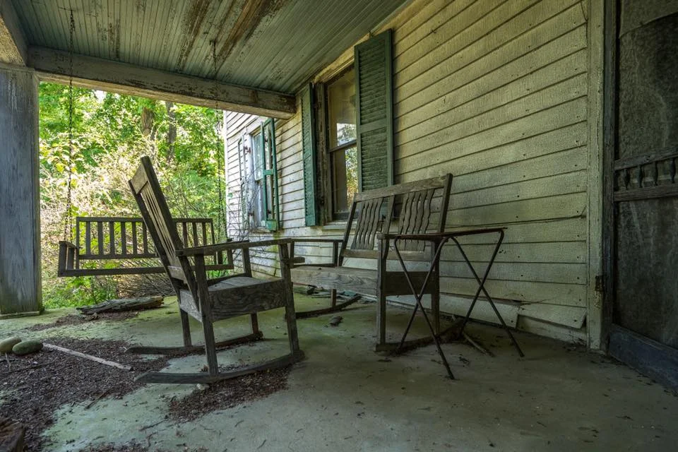 Abandoned Front Porch