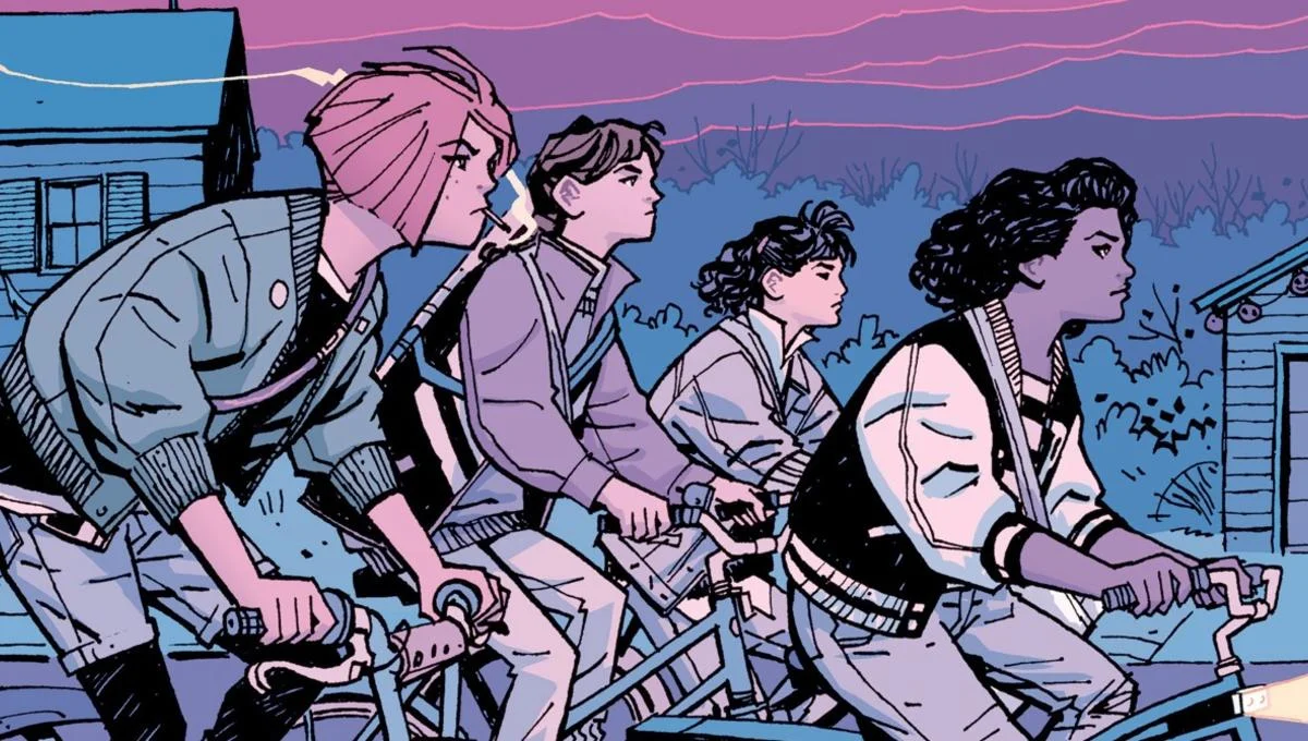 PAPER GIRLS WRITTEN BY BRIAN K VAUGHN ILLUSTRATED BY CLIFF CHIANG