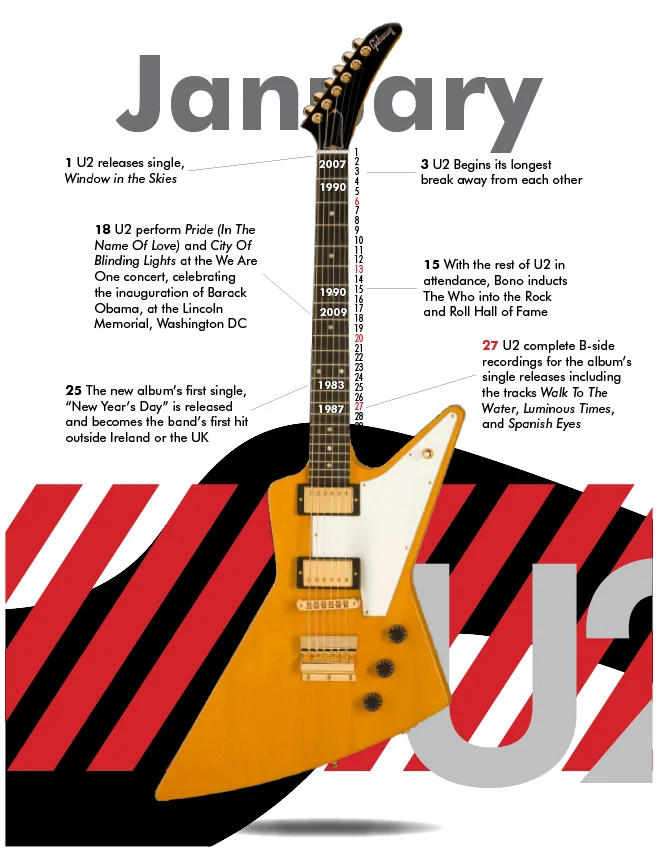 U2 Theme Calendar