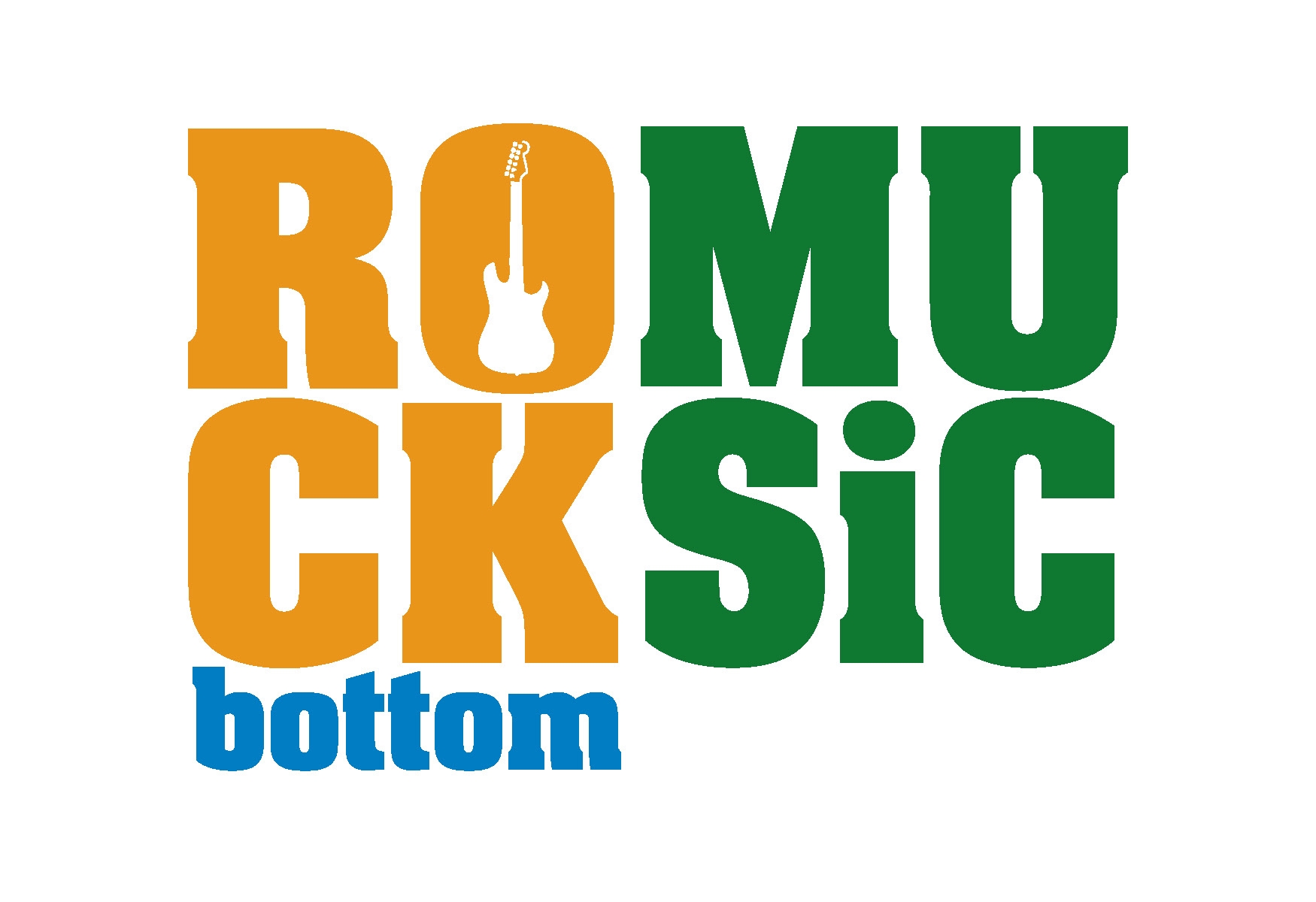 Mock Design for Local Store - Rock Bottom Music
