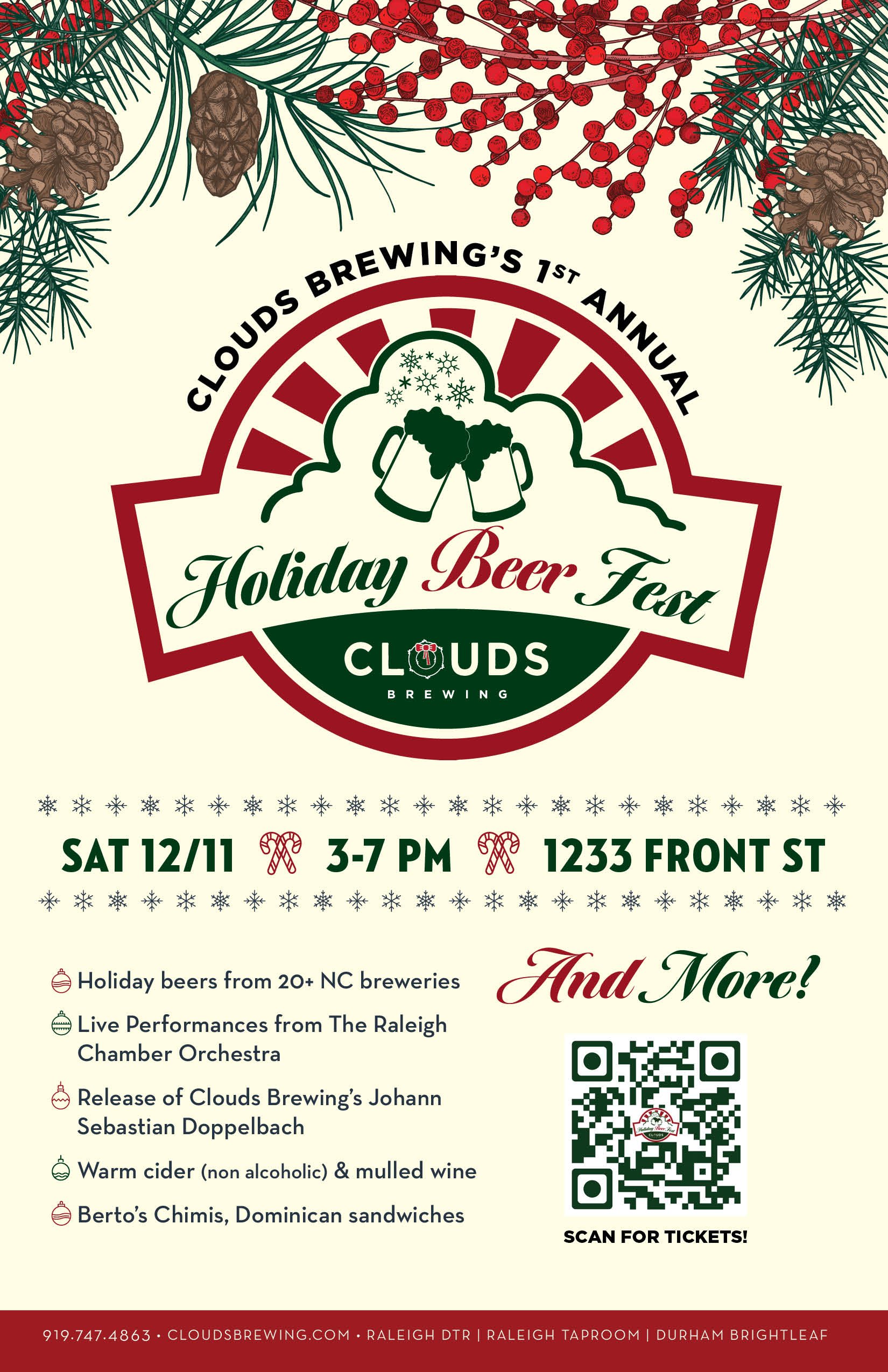 Clouds Brewing Holiday Beer Fest 