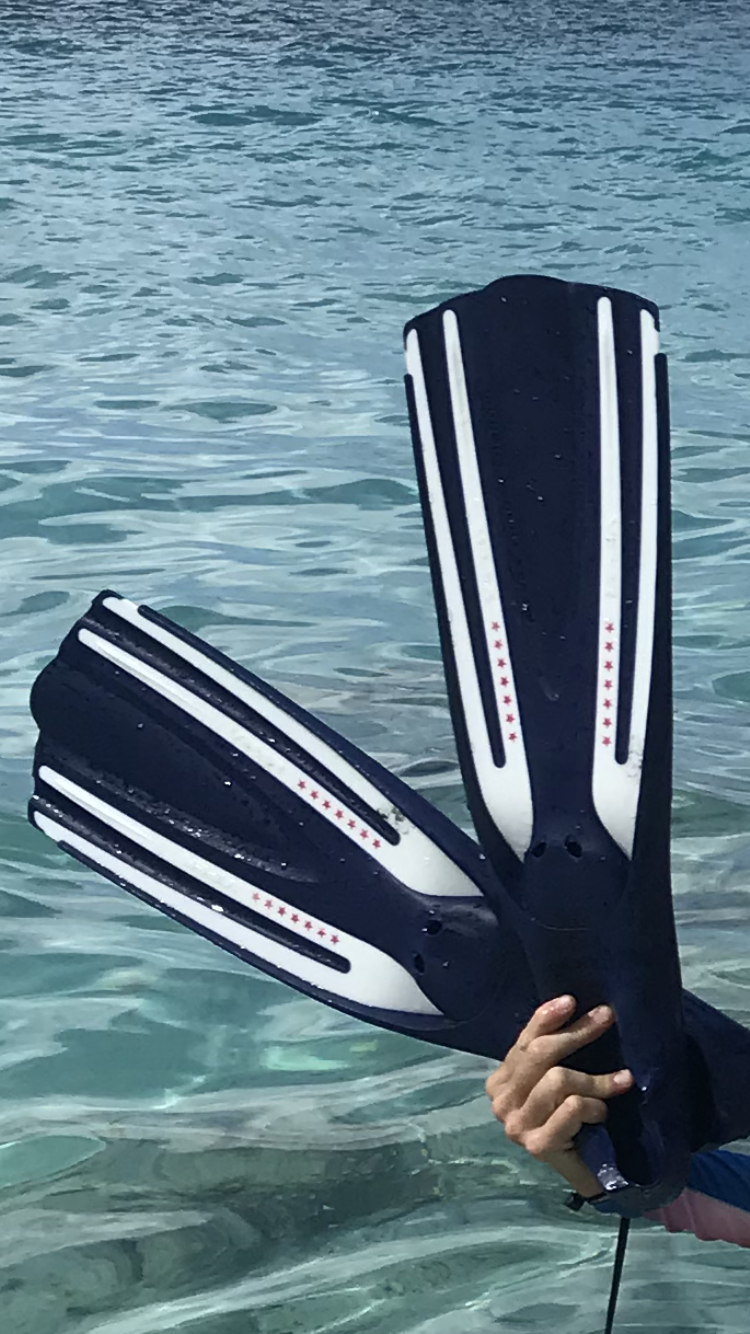 snorkel wetside viper fins St. Thomas virgin islands