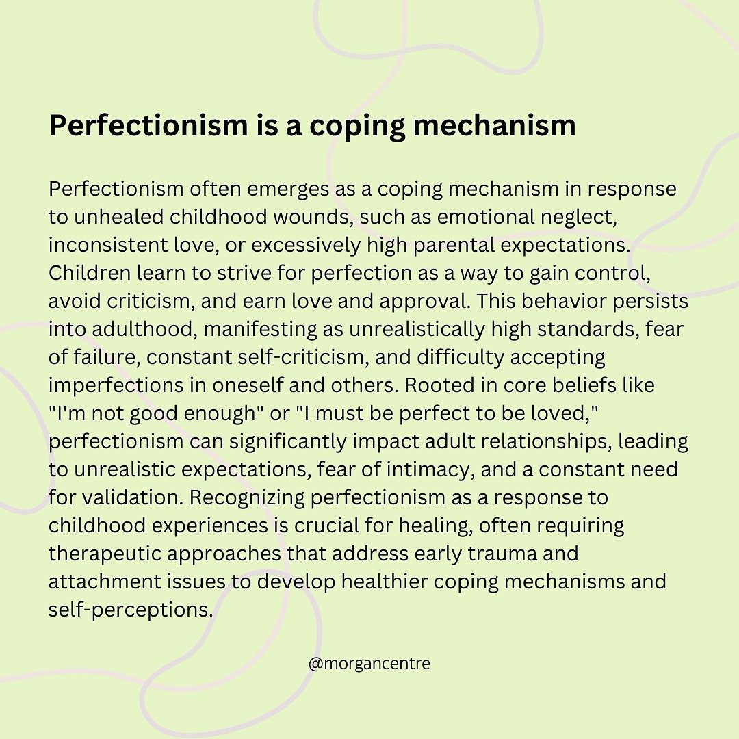 It is our minds way to cope with unresolved childhood pain, leaving behind feelings of &ldquo;never being enough.&rdquo; Often because it is easier for our brain to blame self rather than processing pain from the abuse and neglect. This cycle of crit