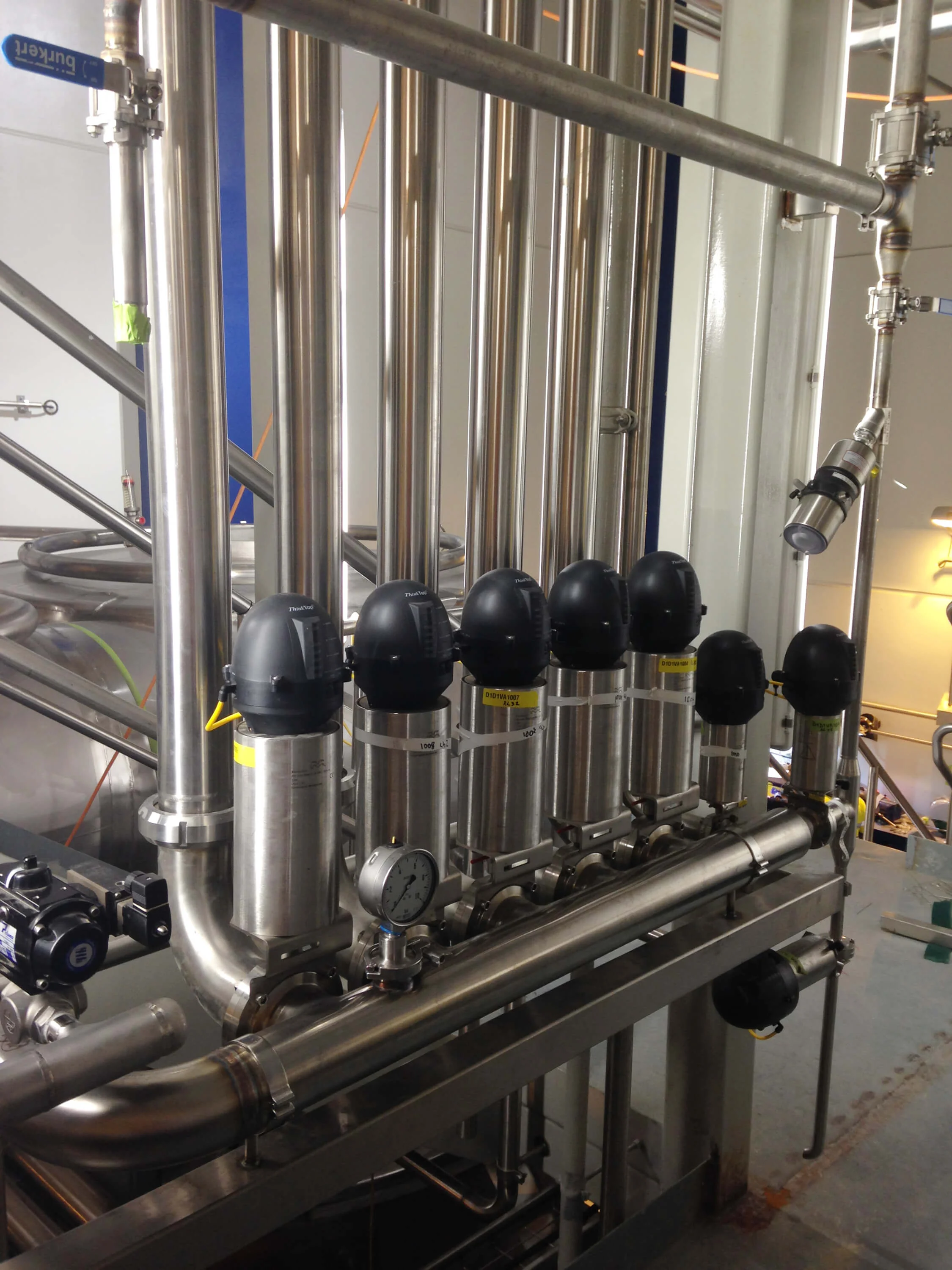 Dairy factory C.I.P manifold