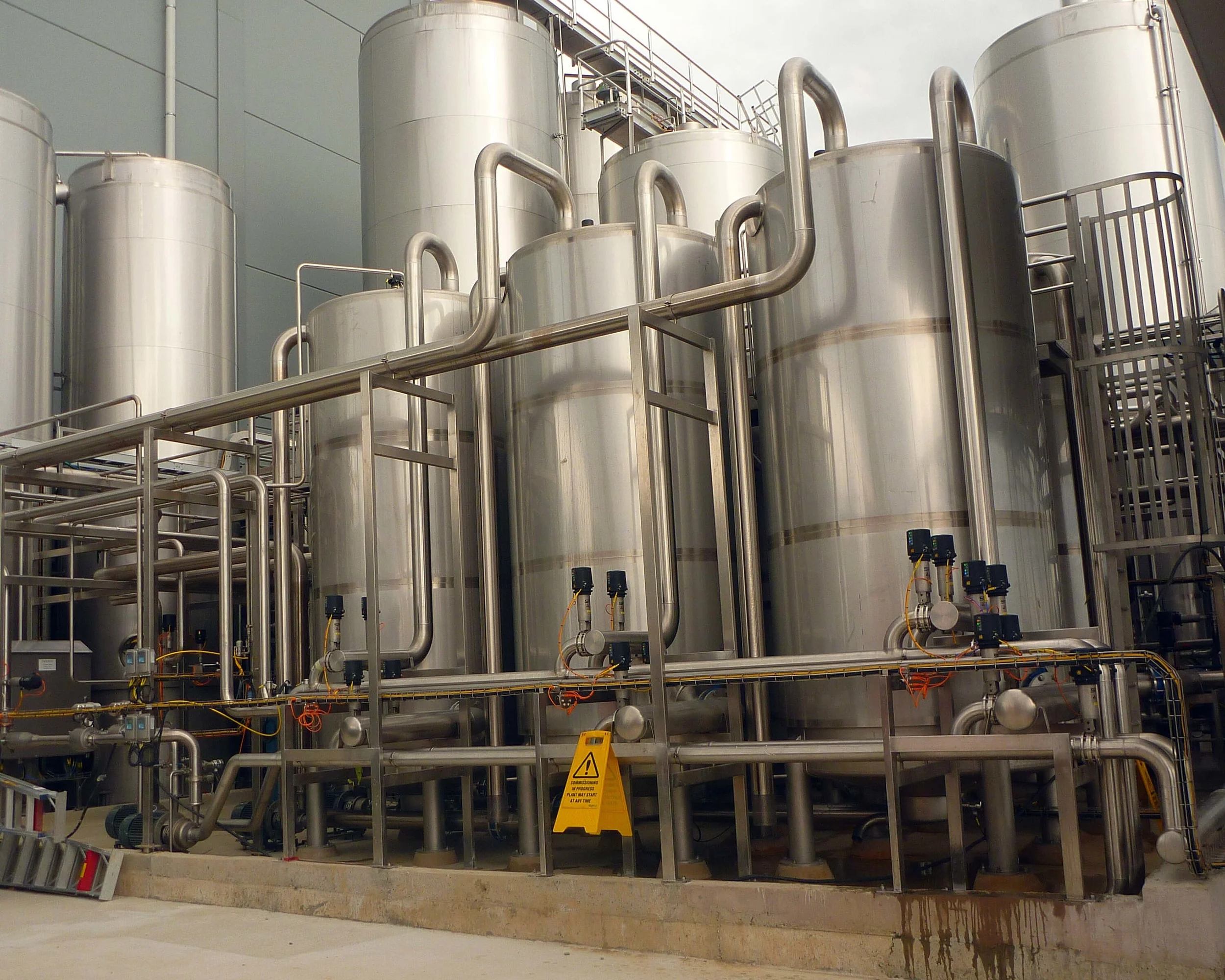 Dairy factory C.I.P kitchen