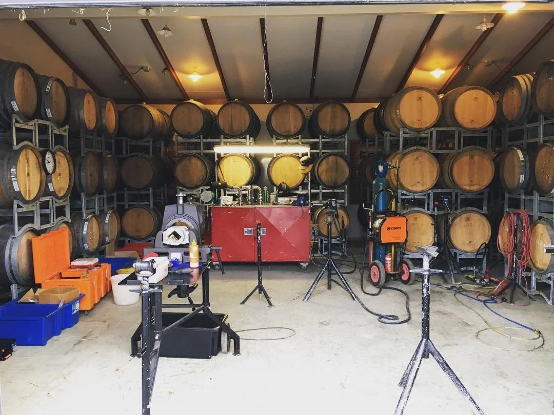 Good acoustics in my temporary workshop
#engineering 
#winery 
#stainlesssteel 
#marlborough