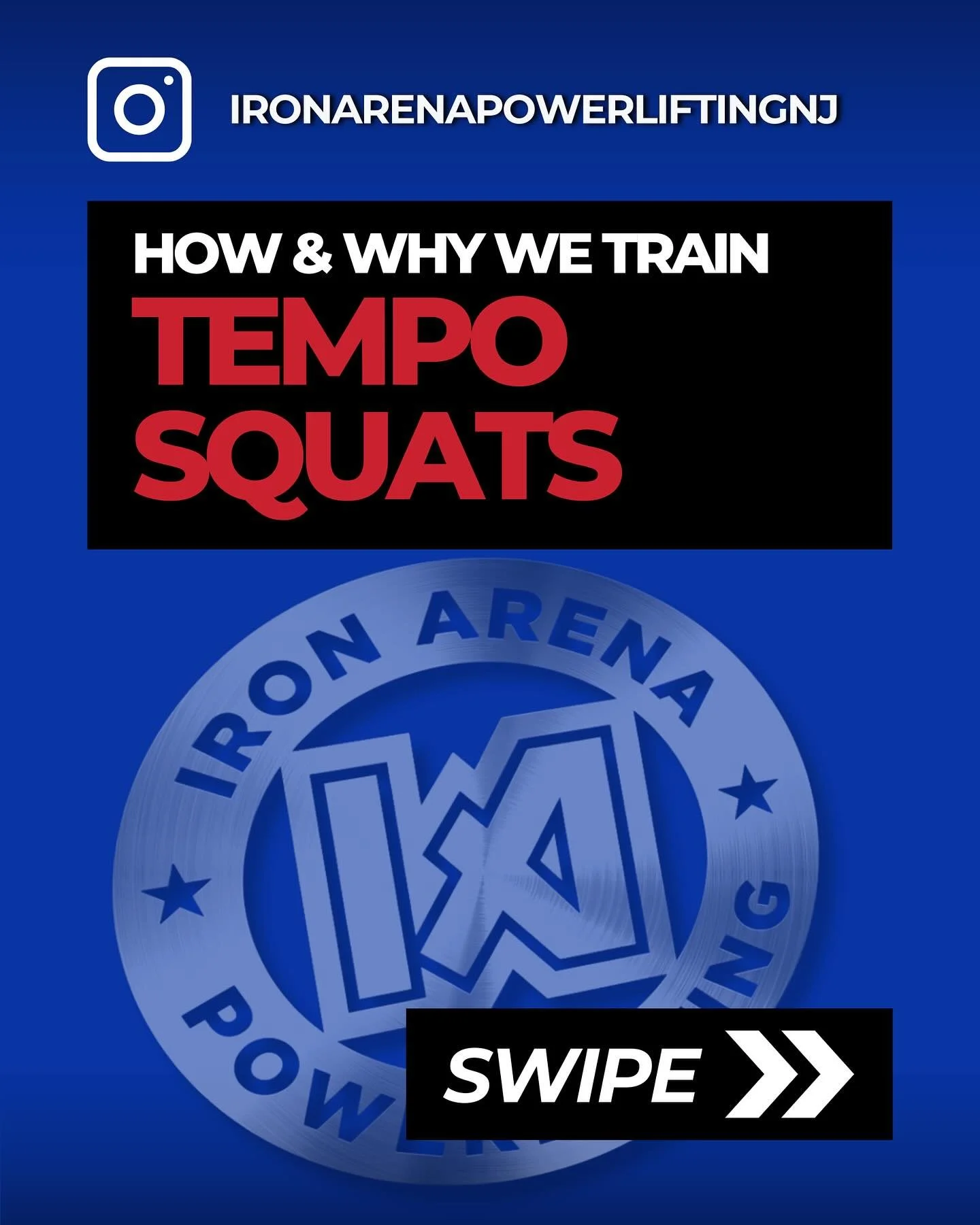 Most lifters think they&rsquo;re doing tempo squats&hellip; until you put a stopwatch on them. ⏱

Tempo squats are a tool we program in different variations depending on the lifter&rsquo;s needs.

With a 3-0-3 tempo (3 seconds down, 3 seconds up), th