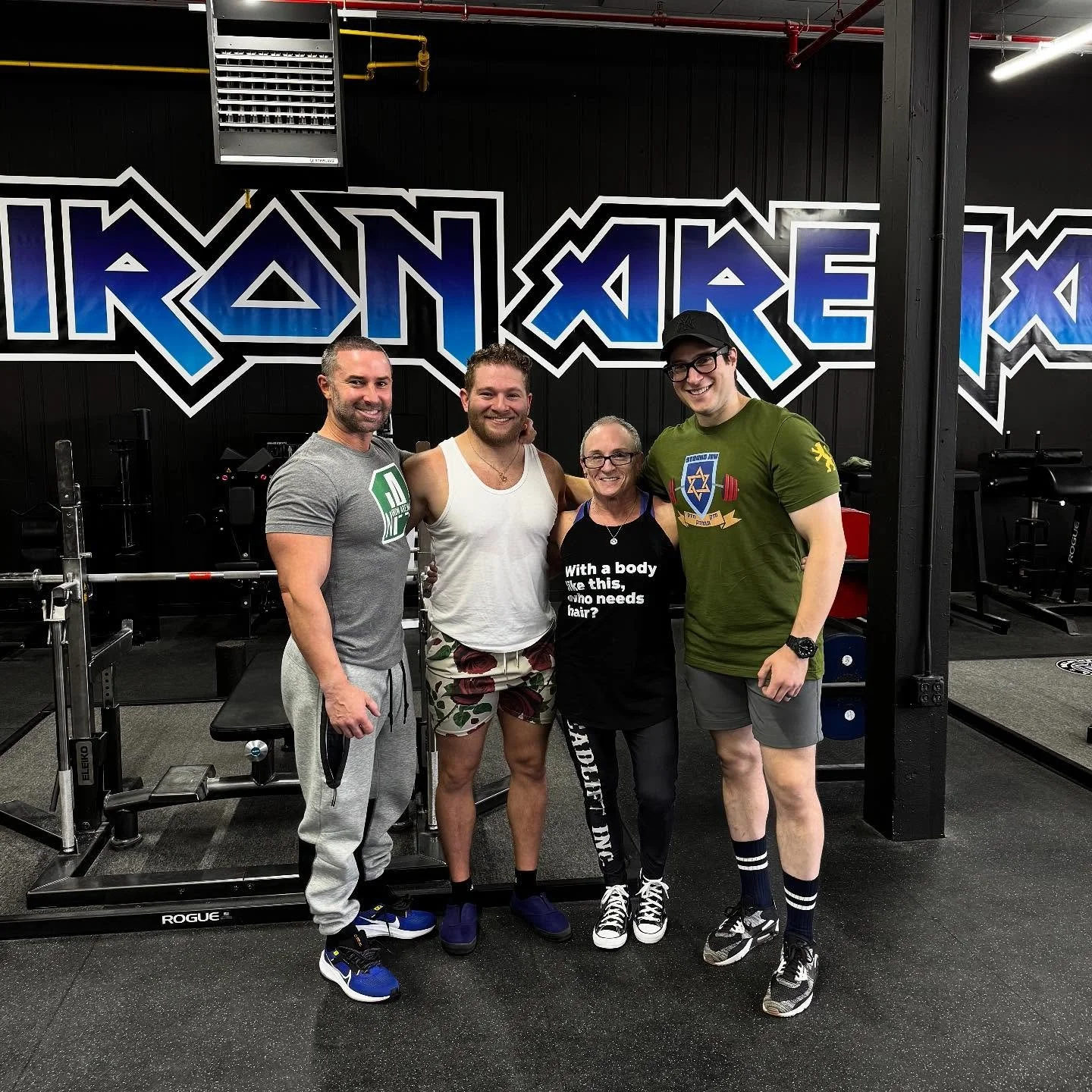 Ellen Stein @w8lifter222 stopped by Iron Arena today &mdash; always an honor to have legends in the house. 💪🔥