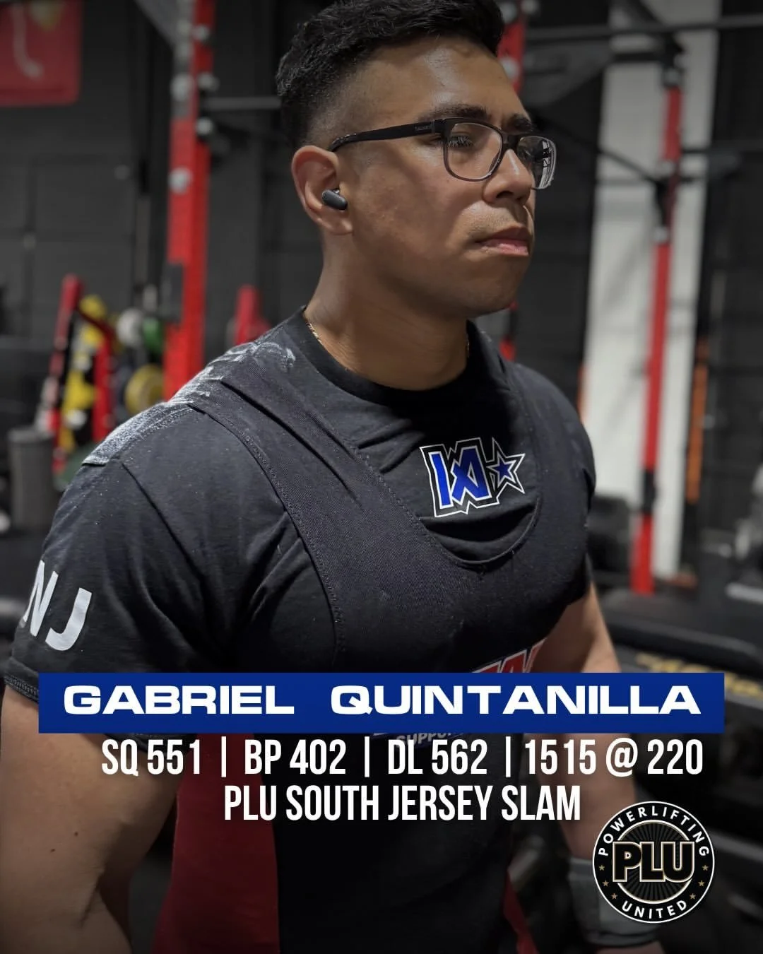 @gibberishgabe A quick recap from my powerlifting meet:
The South Jersey Slam.
It&rsquo;s been a long time coming since I hadn&rsquo;t stepped on the platform in 3 years. I ended the day with a 1515.6 lb total, going 9/9, with PRs across the board.
T