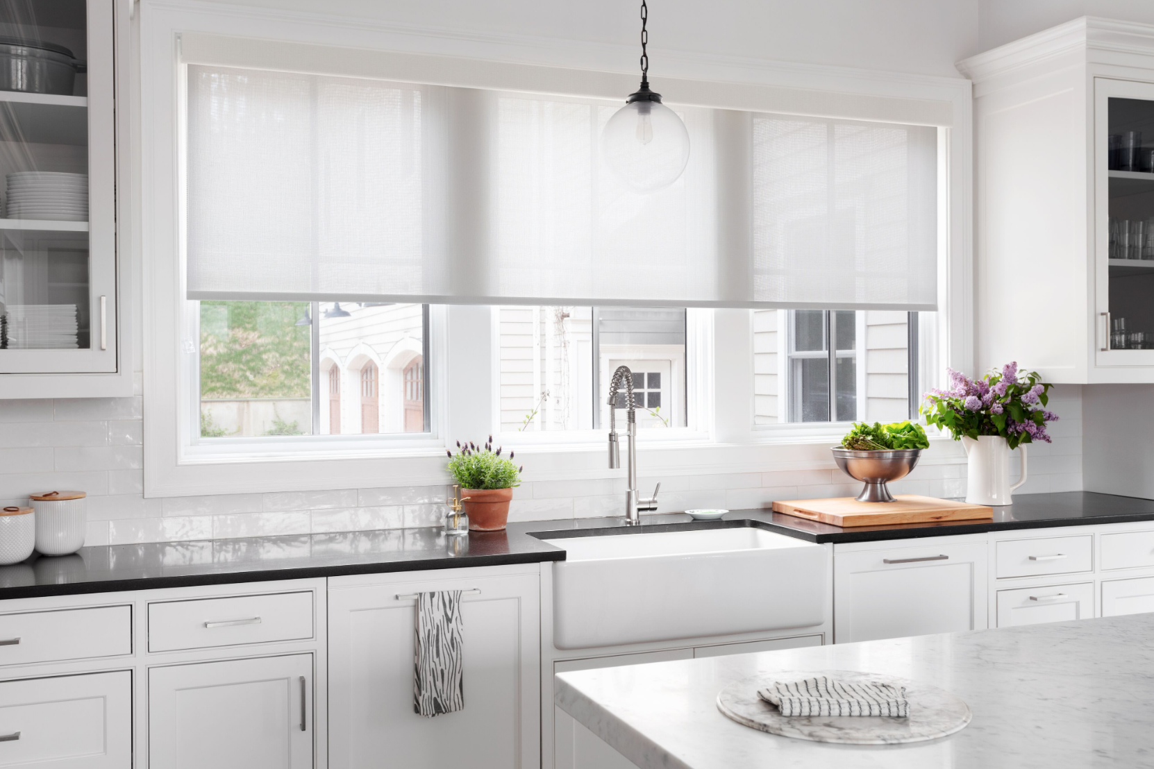 A recent Blinds To Go shoot in a beautiful home! Photographer Rick Lew