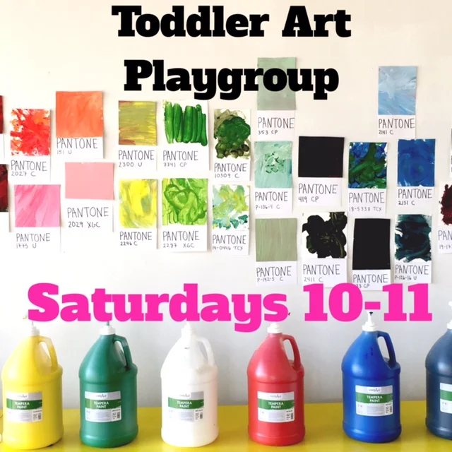 Drop-in Toddler Art Playgroup SATURDAYS DROP IN-$12/child- Saturdays from 10-11am