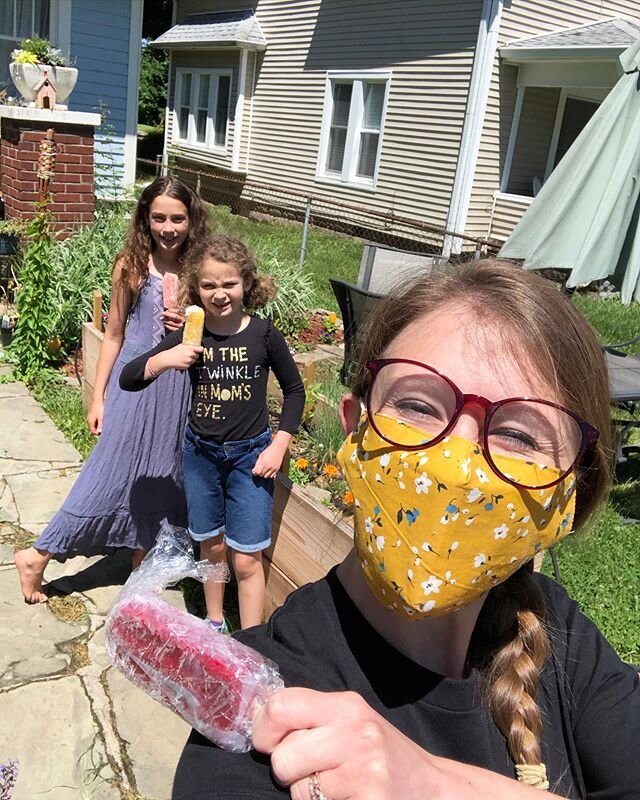 That&rsquo;s a wrap on Line+Form&rsquo;s 1st week of Virtual Summer Art Camp! 🌈✨Today Ms. Katie made her way across Indianapolis, delivering @niceytreat to our full day campers because we just couldn&rsquo;t bear to part with our ice-cream-on-the-la