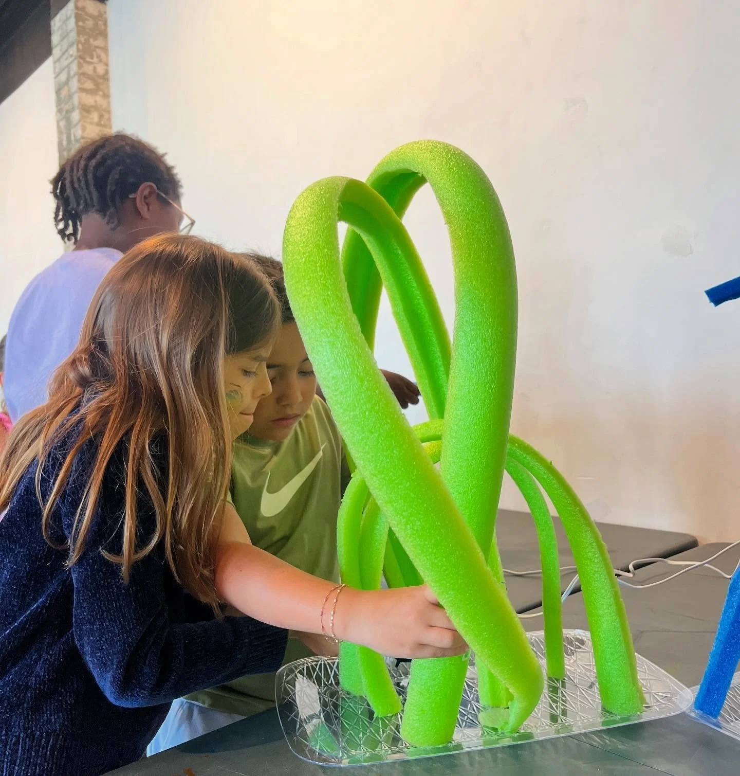 POOL NOODLE SCULPTURES: PART 1/2 ⤵️
&bull;
Every now and then we do a project and I think to myself, &ldquo;These are so amazing, they could literally be in a museum.&rdquo; This. THIS is one of those projects. Pool noodles are such a great art mater