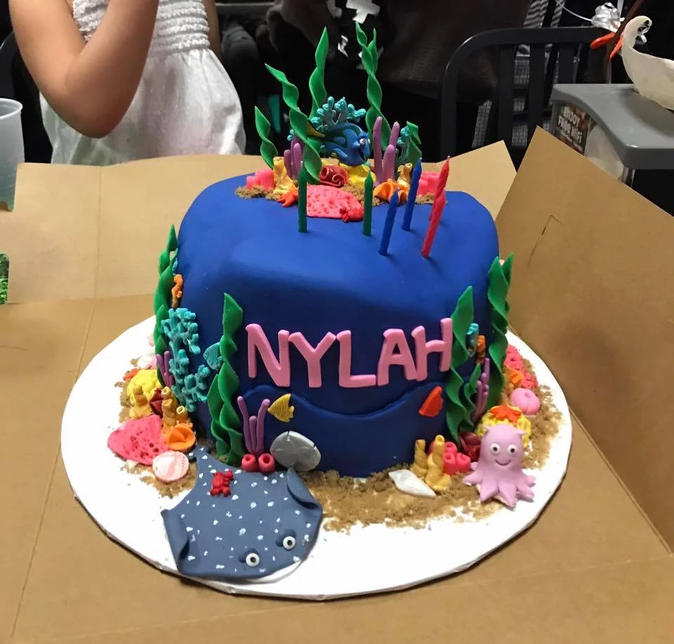  Alisha also did Nylahs cake for her third birthday pictured above.