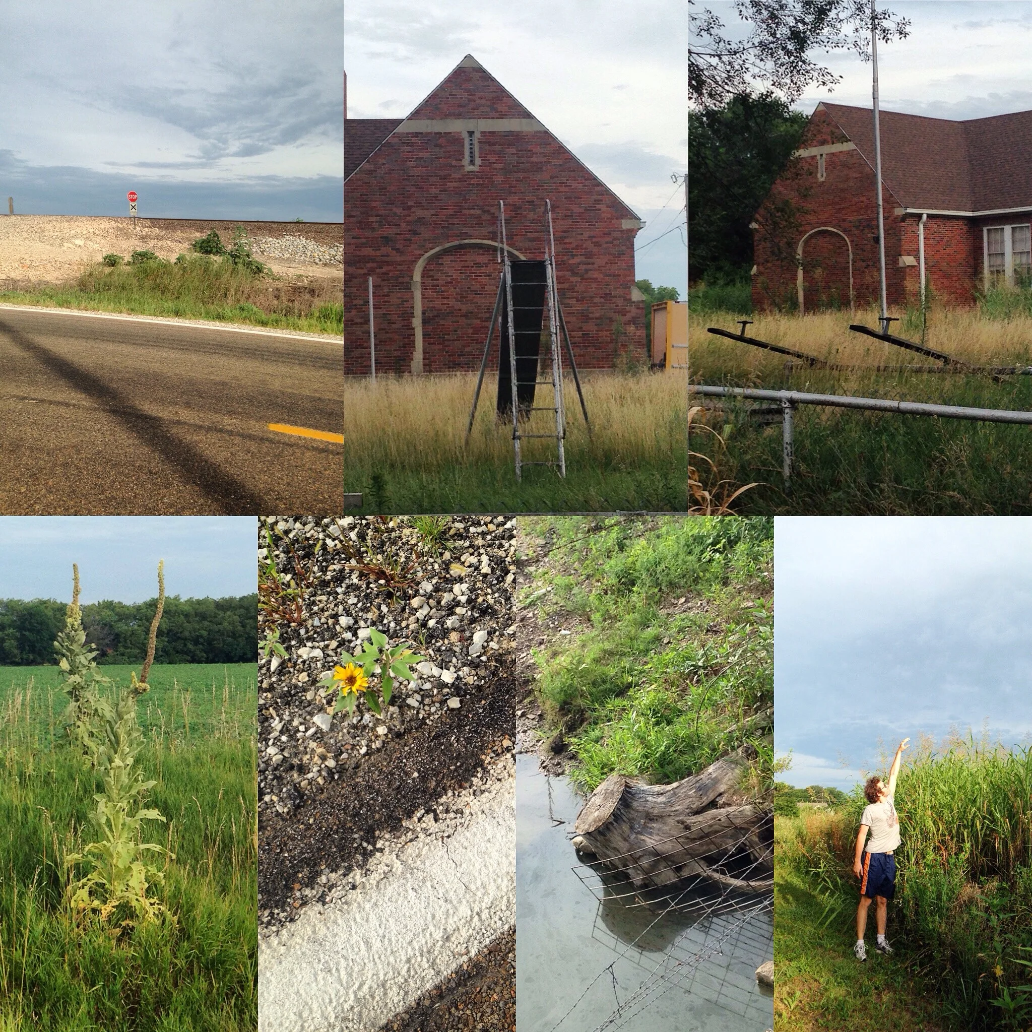 Hi! We are a long time posting, but we wanted to share some of our thoughts and pics from our excellent trip to Matfield Outpost this past Summer, July 2015. We are Blake and Hannah March Sanders , two peas in the pod of Orange Barrel Industries , a collaborative print and curatorial partnership. We are currently based in Cape Girardeau, MO, where Hannah is an Assistant Professor and Area Head of Printmaking, and Blake is an Instructor in Foundations. We also have a 15 month old, Levee, who was 7 months at the time of our trip. He had so much fun exploring and taking naps!