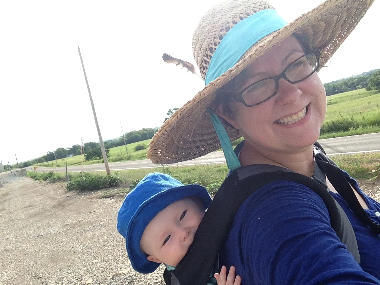 We spent the week reading, drawing, crocheting, and taking lots of long walks to see the countryside. We were working on preparing pieces for an exhibition, Pray for Oil , to be held at the Arts Council of Southeast Missouri in October 2015 .