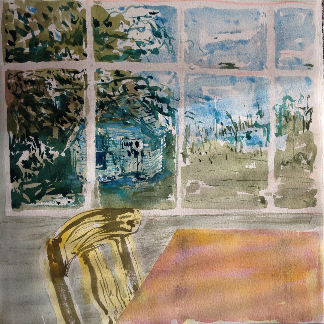 from inside Prairieside Cottage
