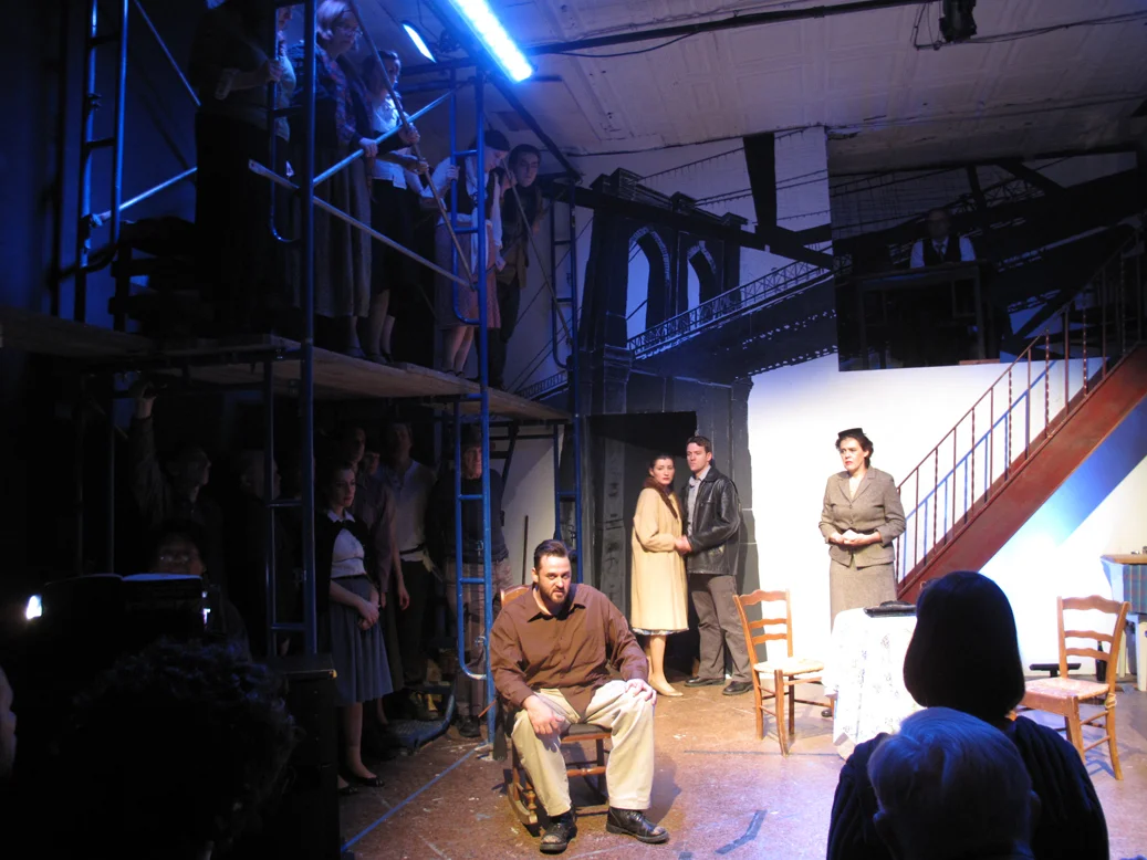 A View From The Bridge, Behind the door