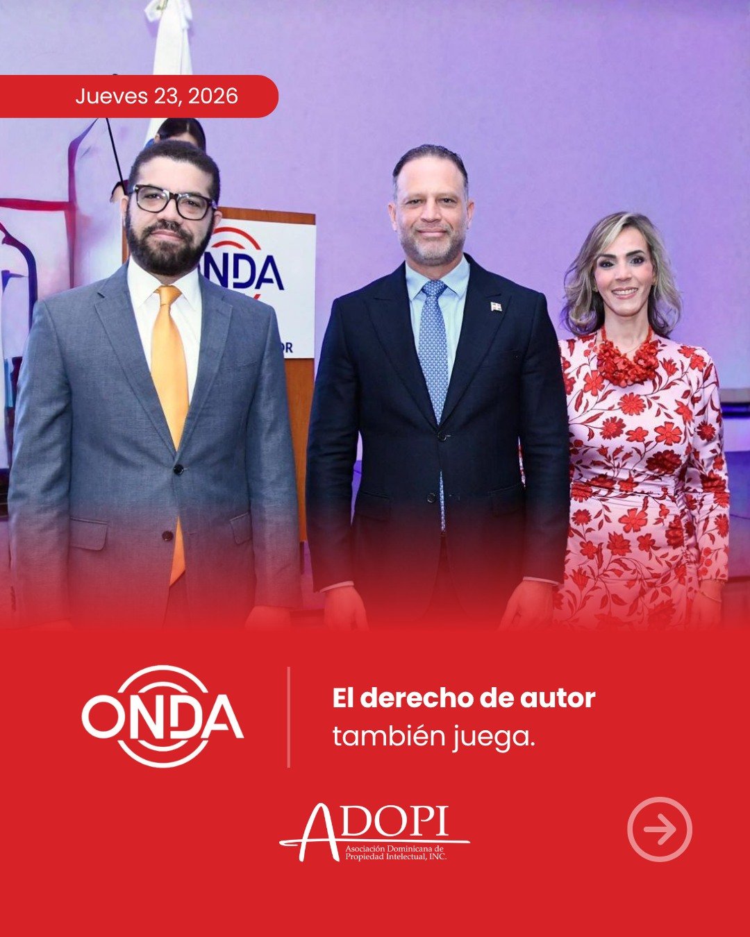 Participamos en la tercera actividad de la semana, organizada por la ONDA, bajo el t&iacute;tulo &ldquo;El Derecho de Autor tambi&eacute;n juega&rdquo;.

Este encuentro permiti&oacute; resaltar el papel fundamental del derecho de autor en el &aacute;