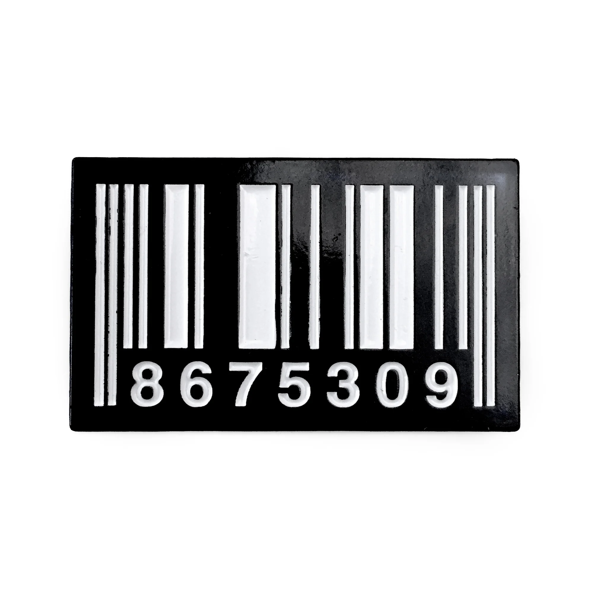 Barcode Enamel Pin
