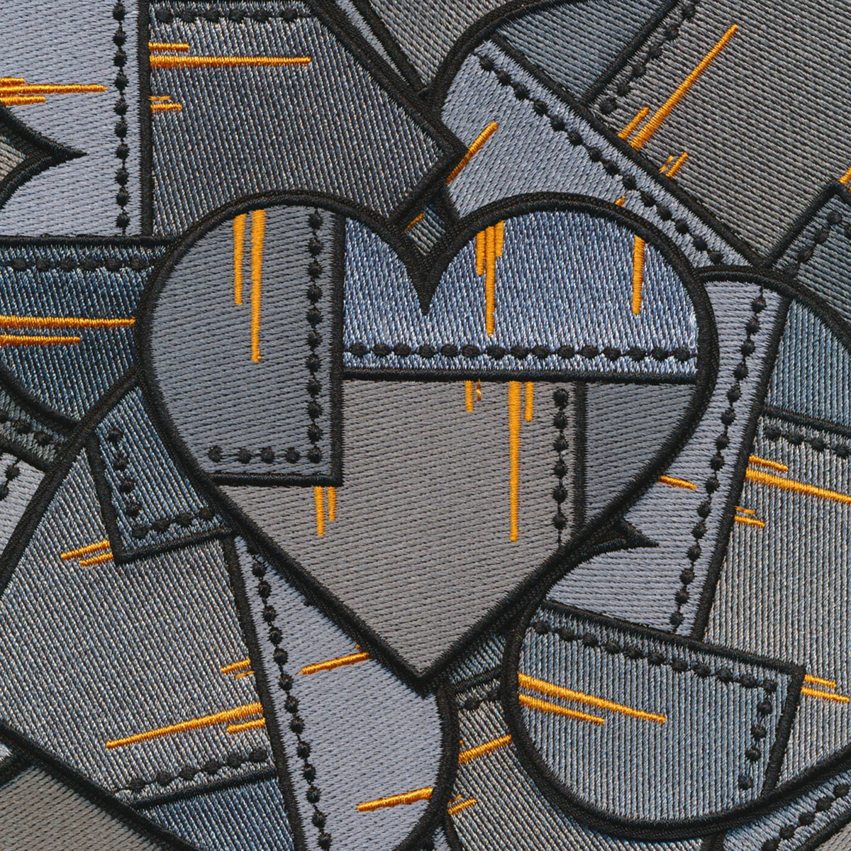 Metal Heart Patch