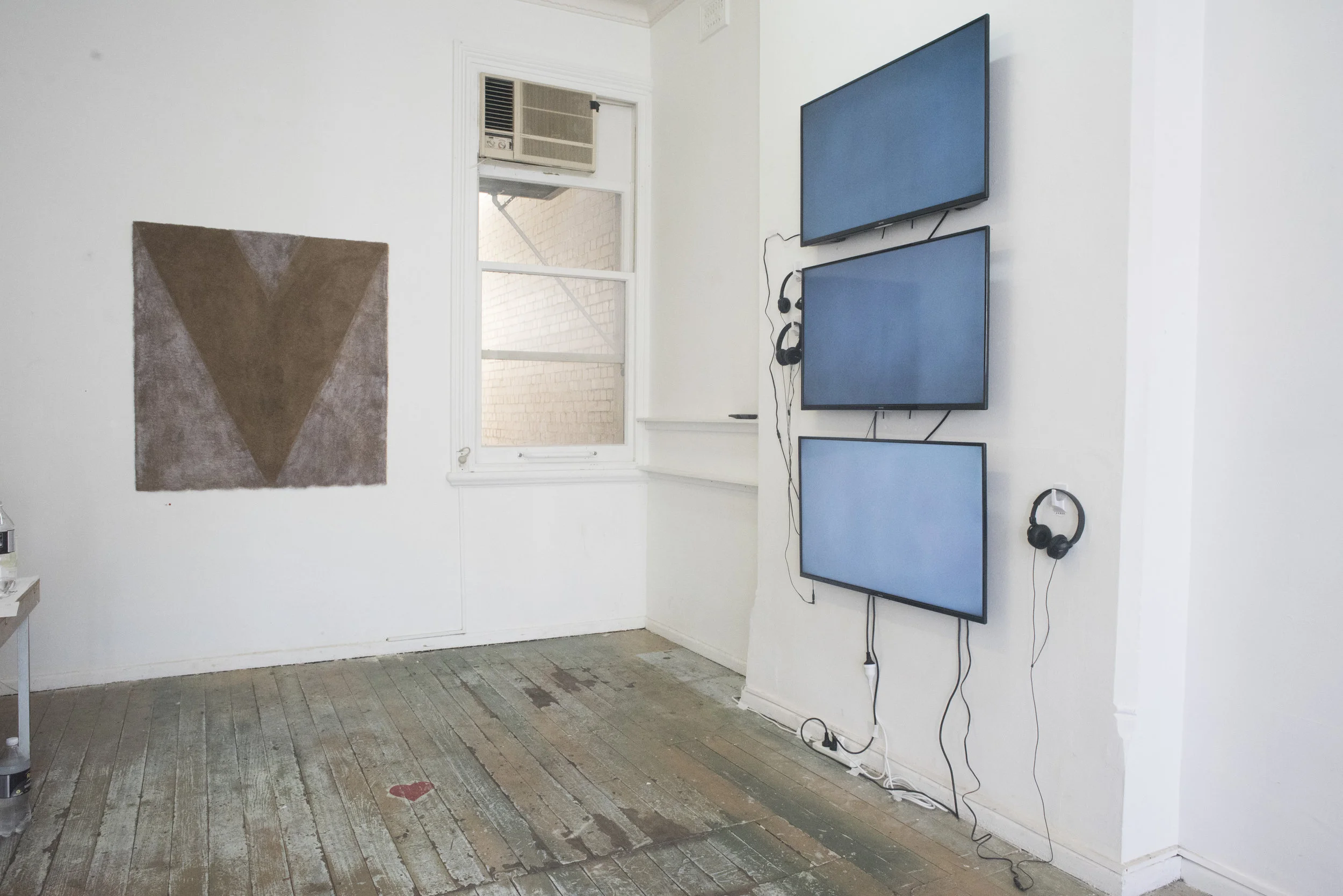 (left) Hollywood Vicks Elena Tory-Henderson 2017 carpet, vicks vapour rub 125 x 115 cm (right) Most Popular Youtube Videos Jasper Powrie 2017 Video