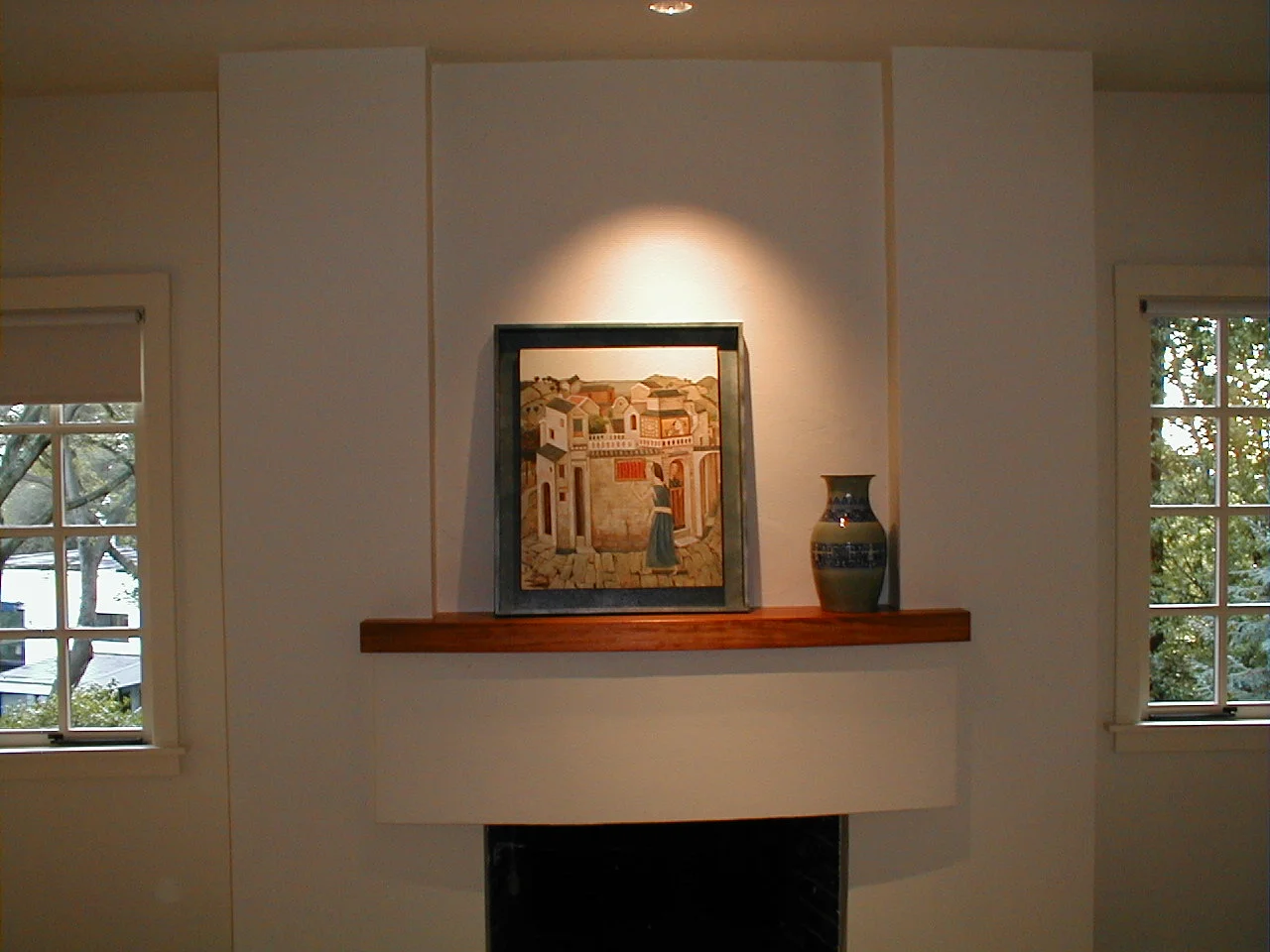 Stained Mahogany Radius Mantel, Berkeley, CA