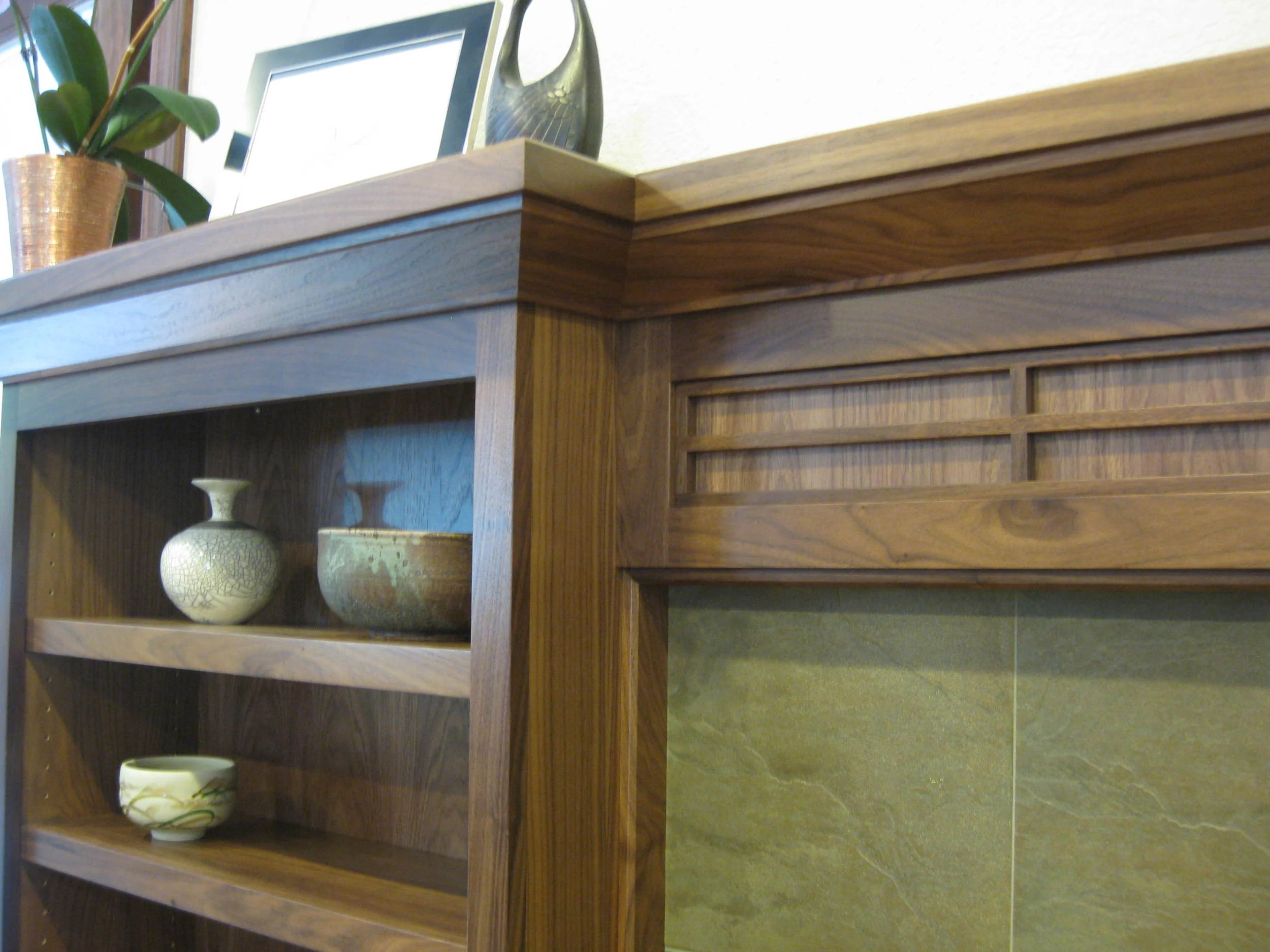  Sunnyvale, CA, Walnut Fireplace Mantel