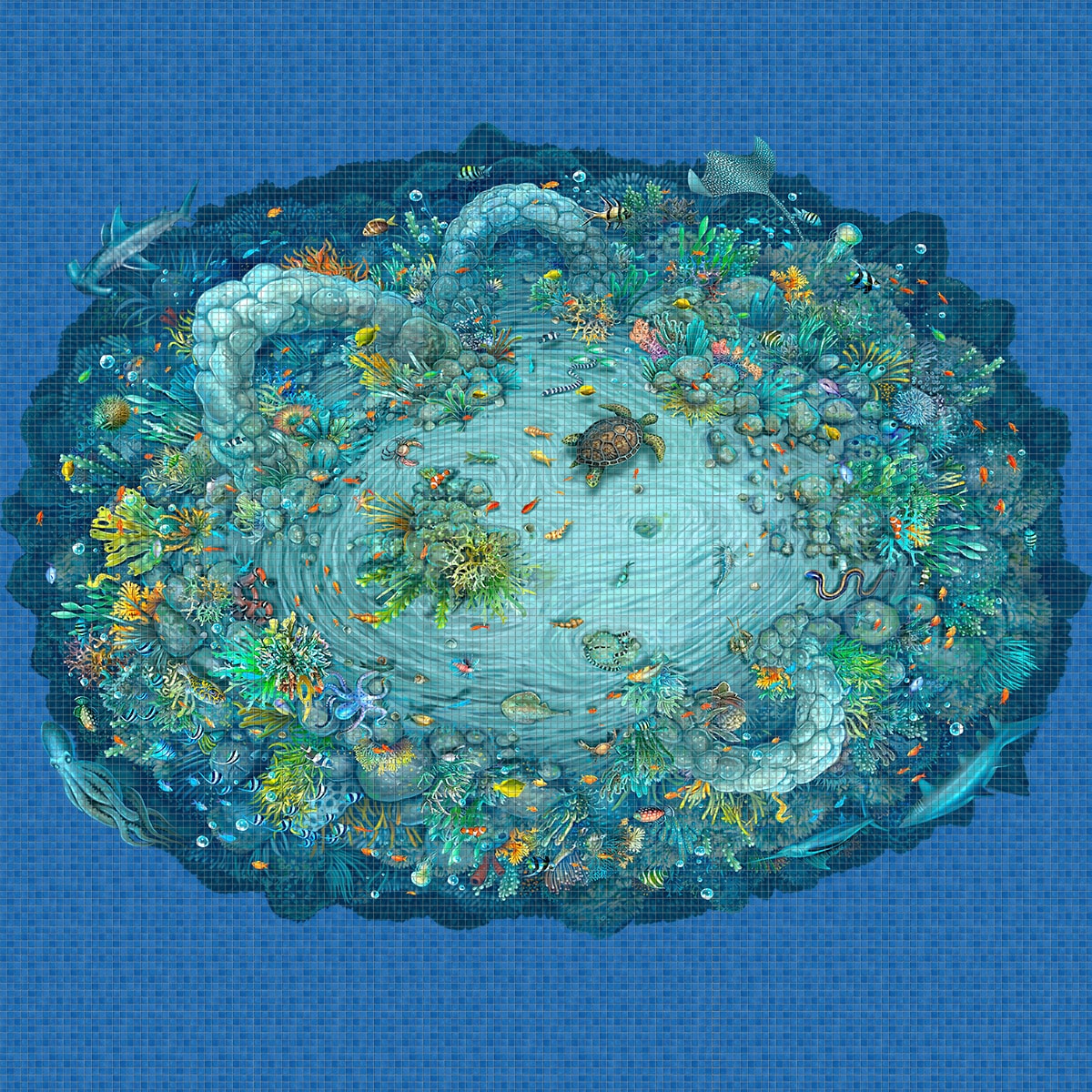 Sea-Life-Digital-Print-Mosaic-Ezarri.jpg