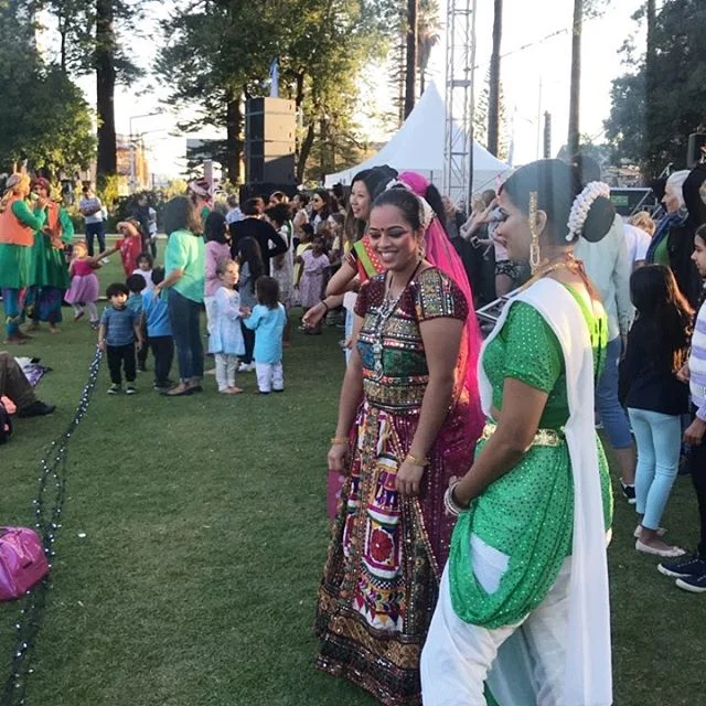 Bhangra workshop is getting everyone’s hips moving and heads shaking! #SFOL17