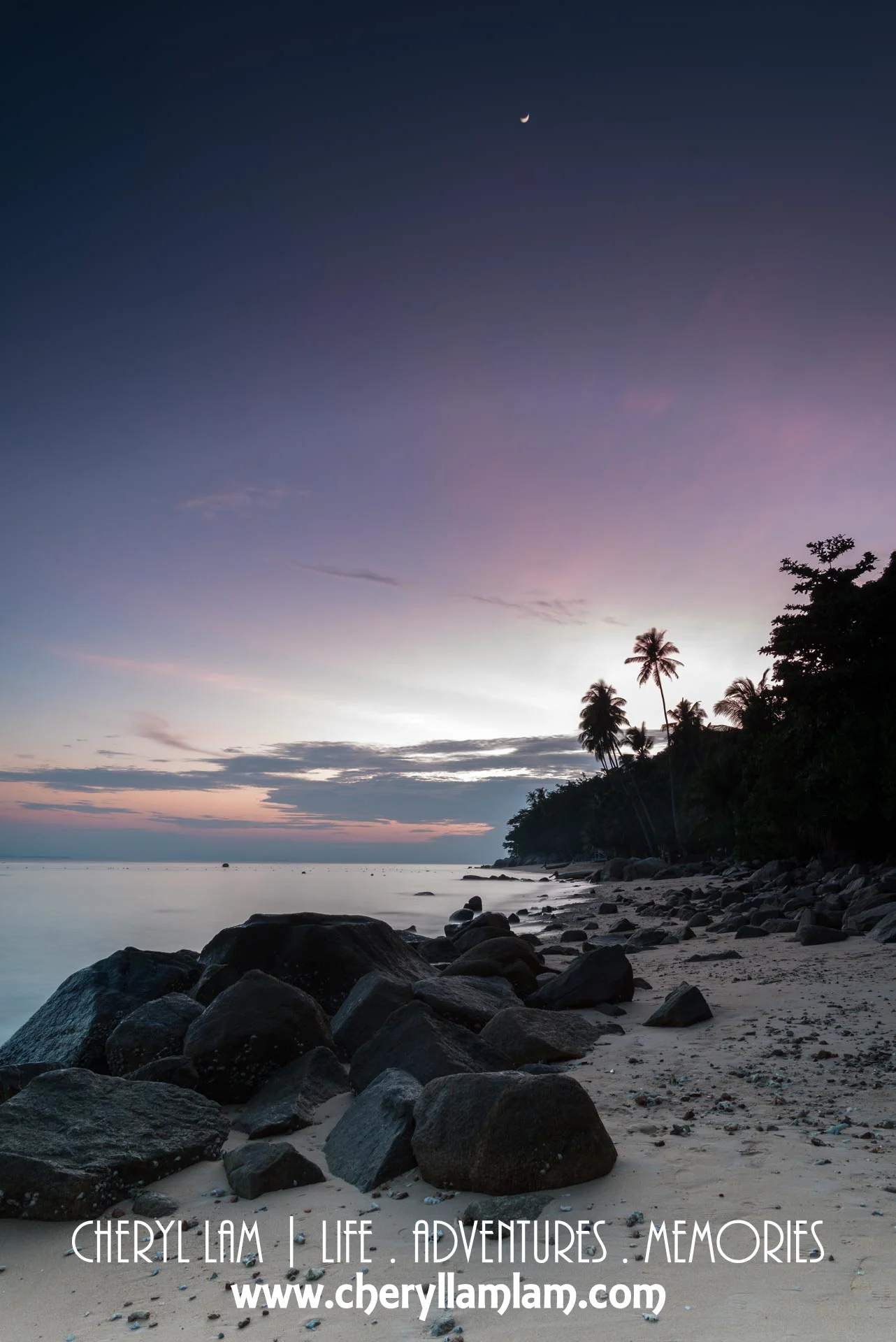 Perhentian at dusk