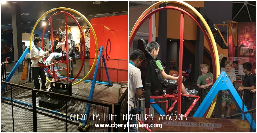The G-Force : Do you have what it takes to be a pilot or astronaut? Take a spin in this unique ride, experience G forces, and see how you stand up to it!